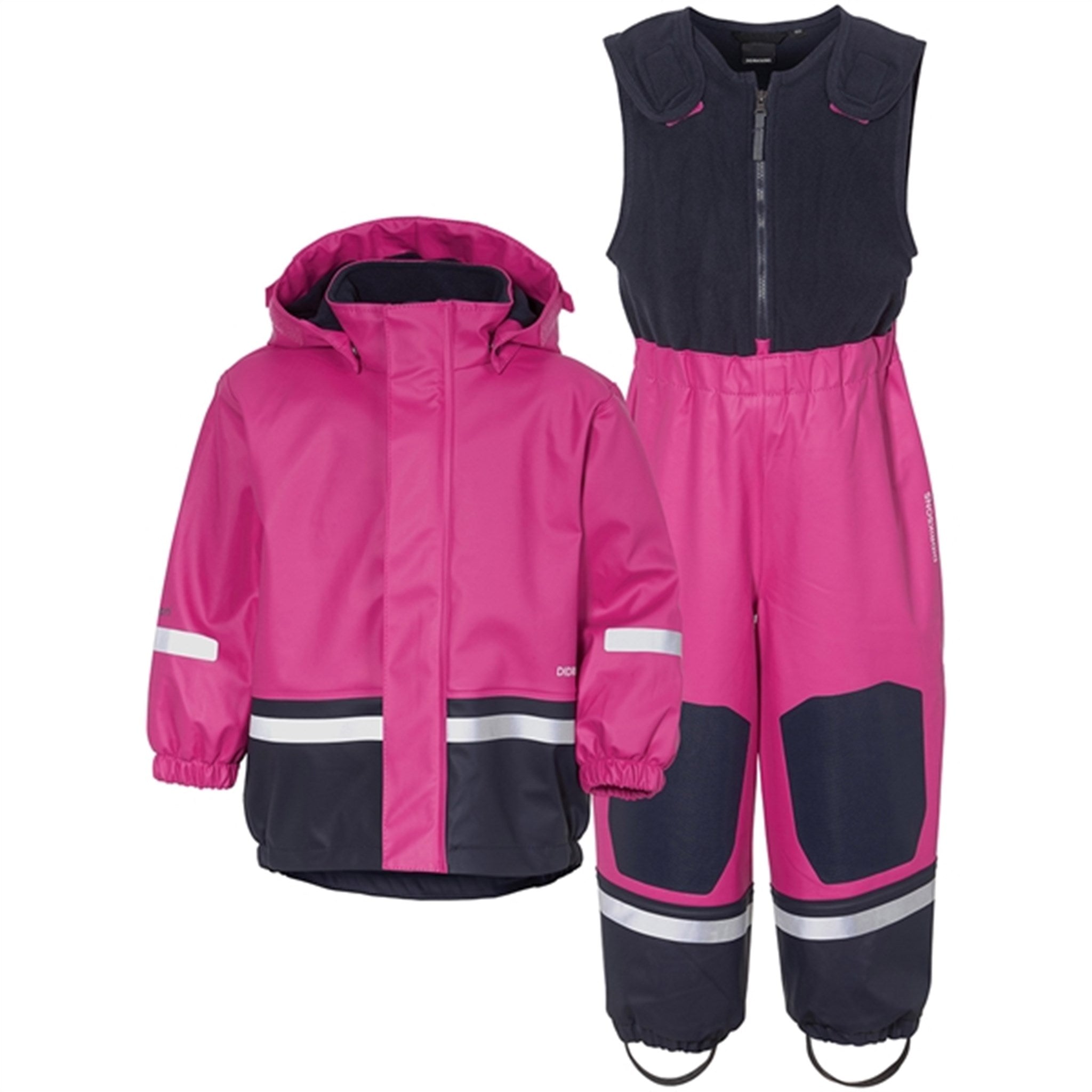 Didriksons Boardman Kids Plastic Pink Regnsæt - Str. 90