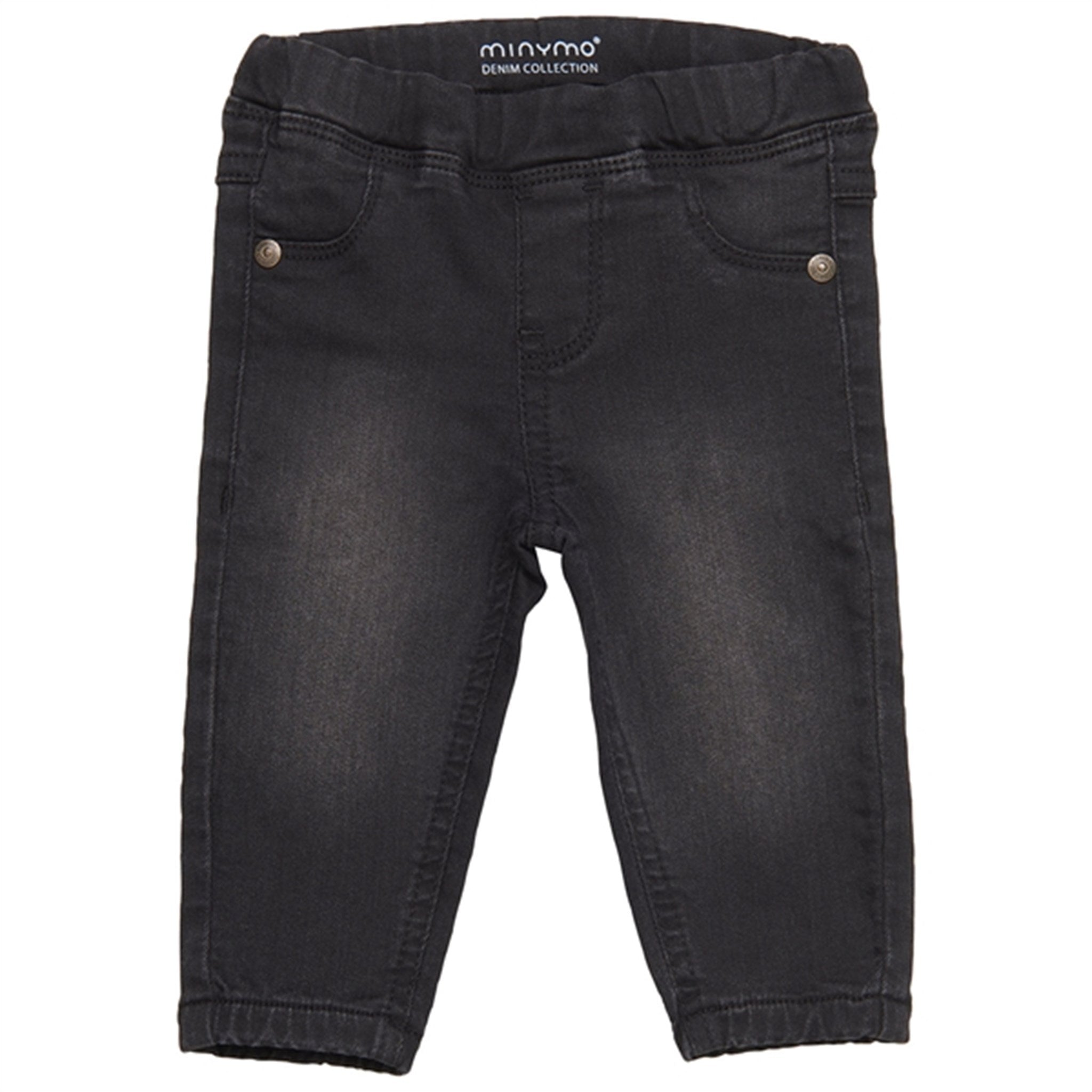 Minymo Grey Black Jeans Stretch Loose Fit NOOS - Str. 74