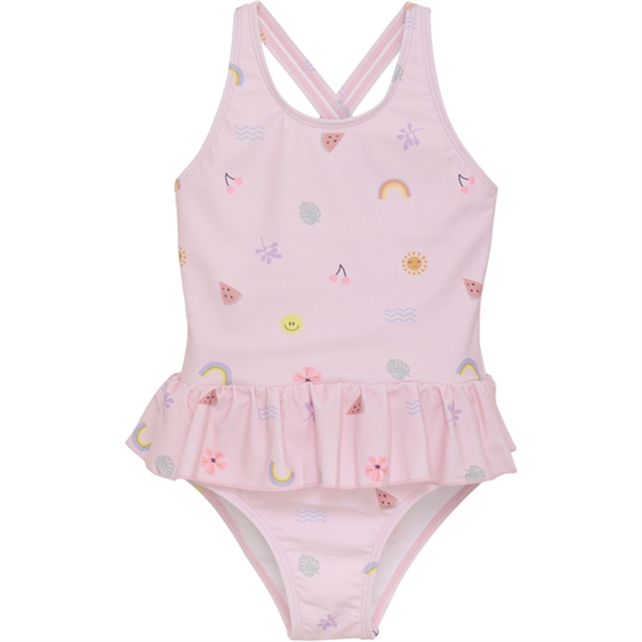 Billede af Color Kids Badedragt AOP Cherry Blossom - Str. 116