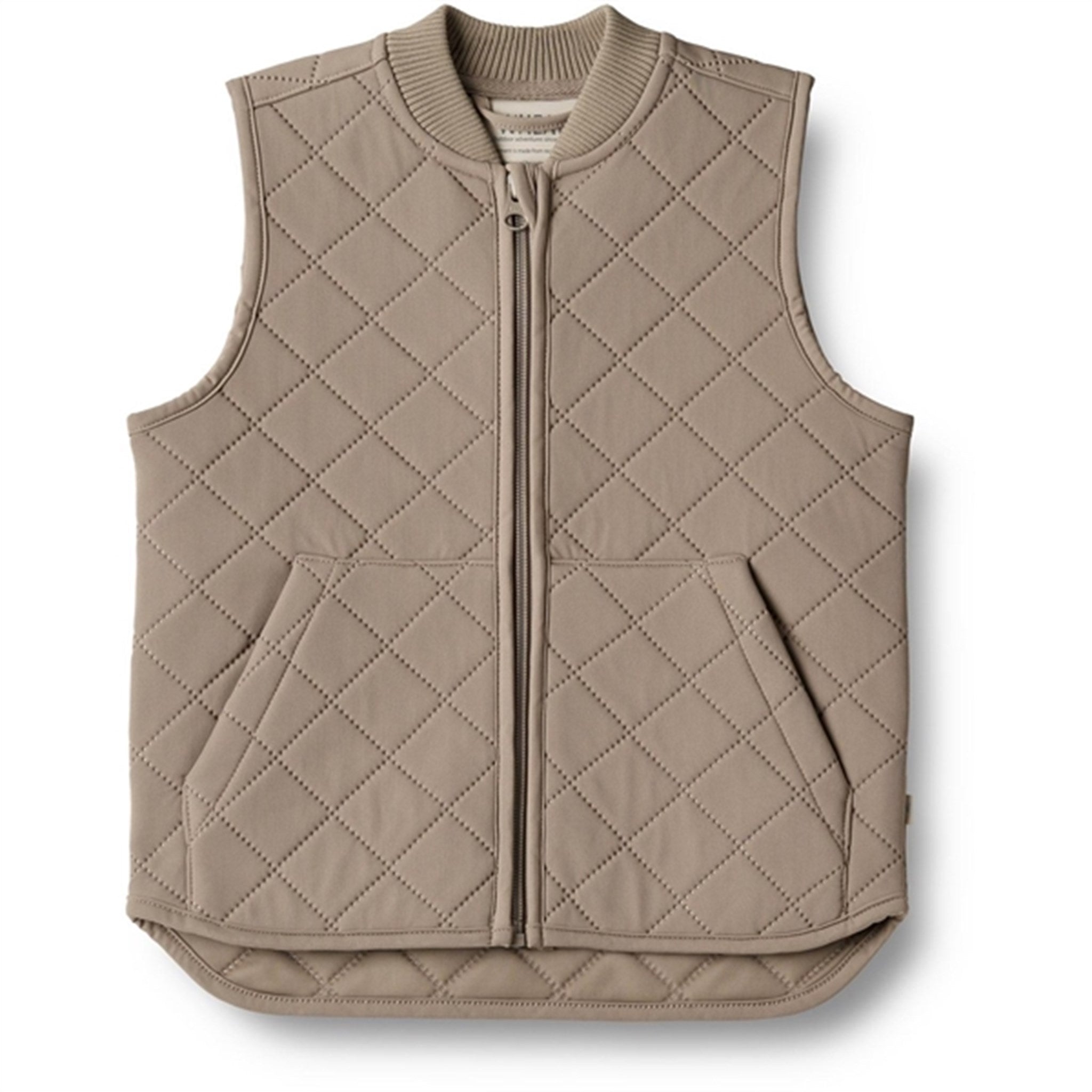 Wheat Termo Beige Stone Vest Gilet Ede - Str. 2 år