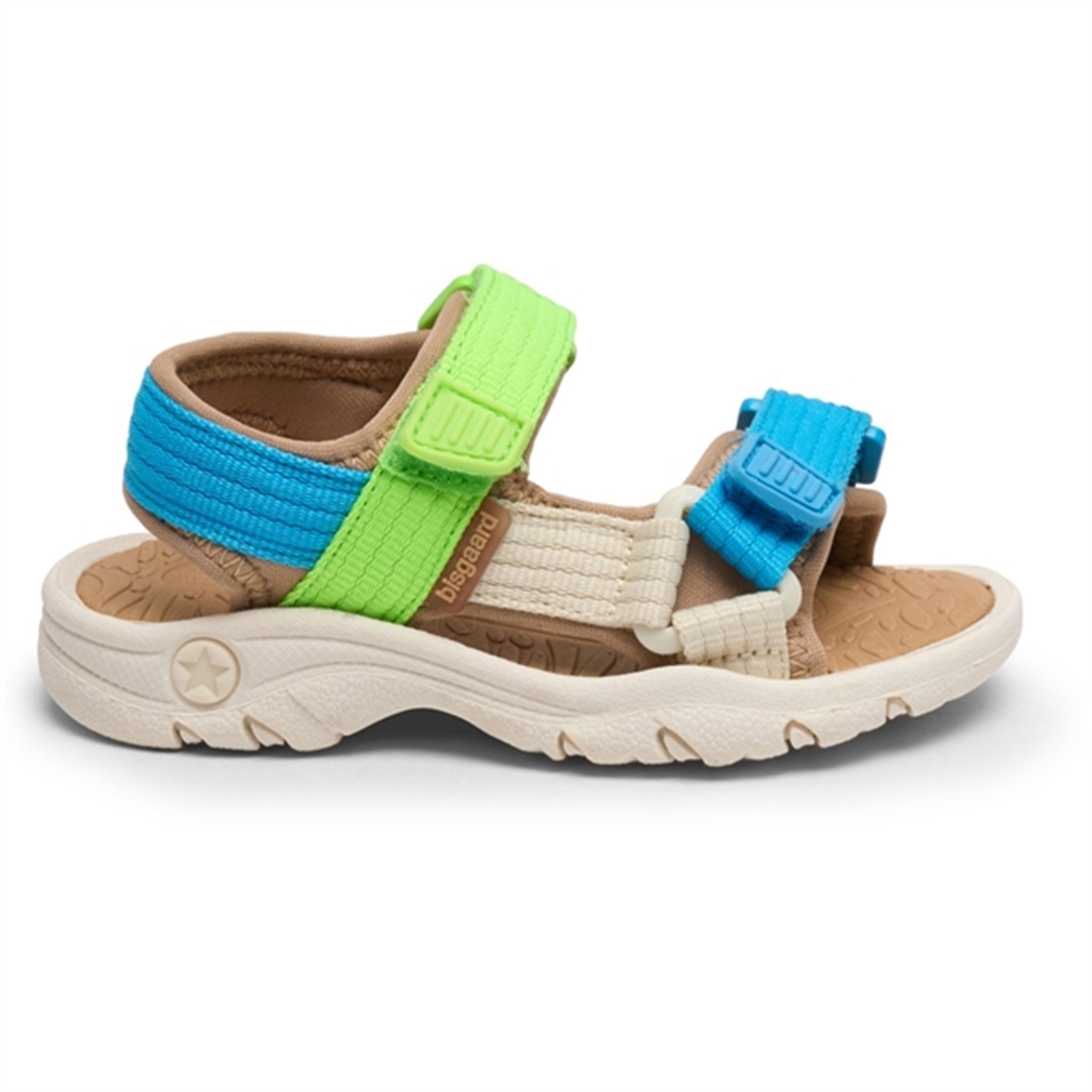 Bisgaard Nico Sandal Bright Blue/Green – Str. 25