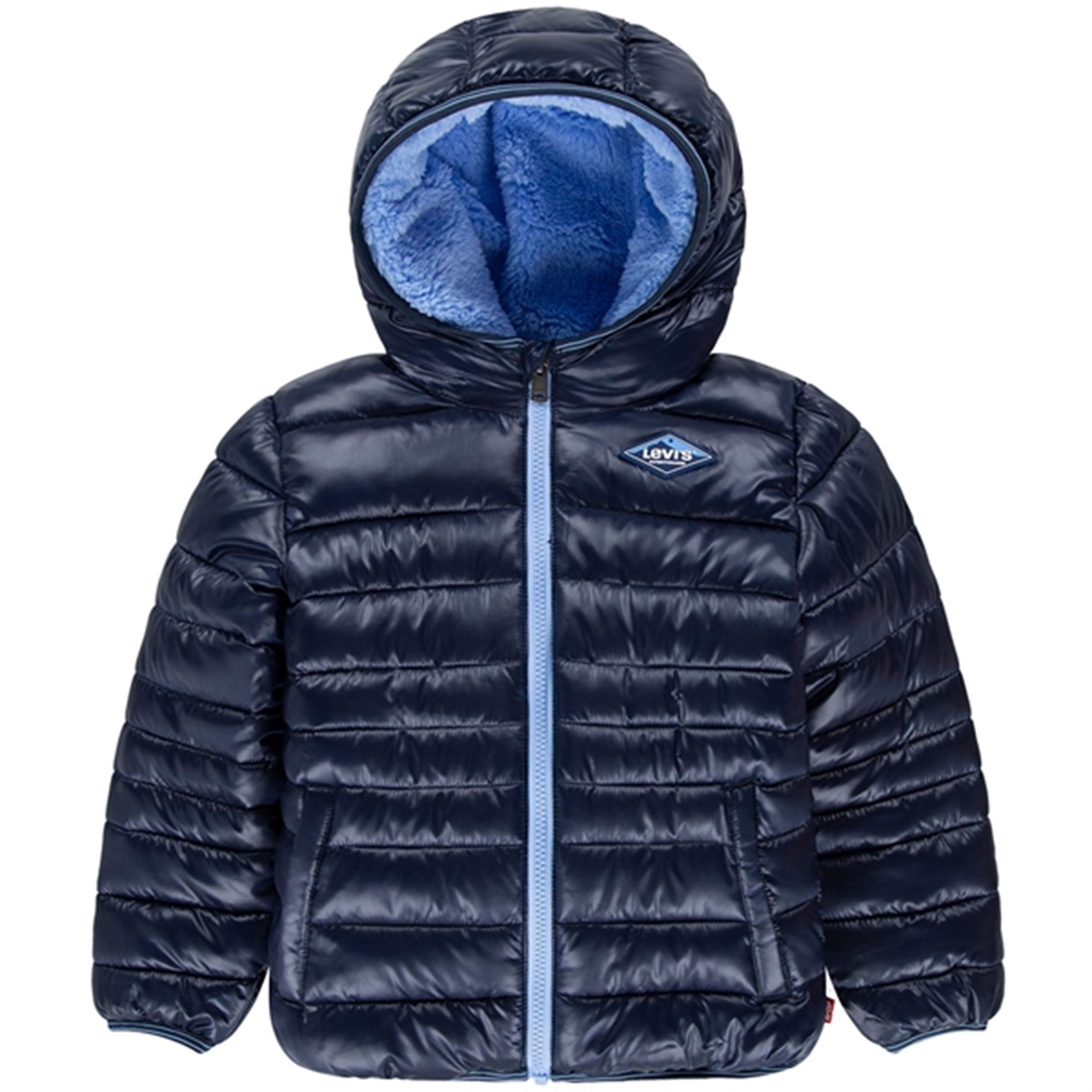 Billede af Levi's Sherpa Lined Puffer Jakke Dress Blues - Str. 16 år