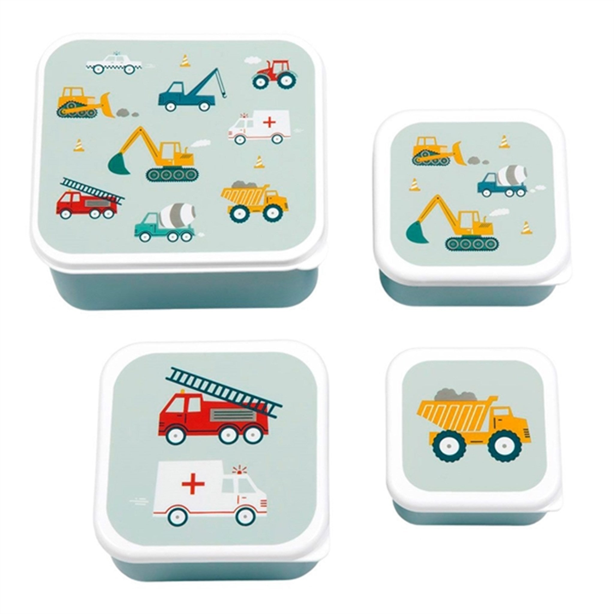 A Little Lovely Company Madkasse og Snackbox Vehicles