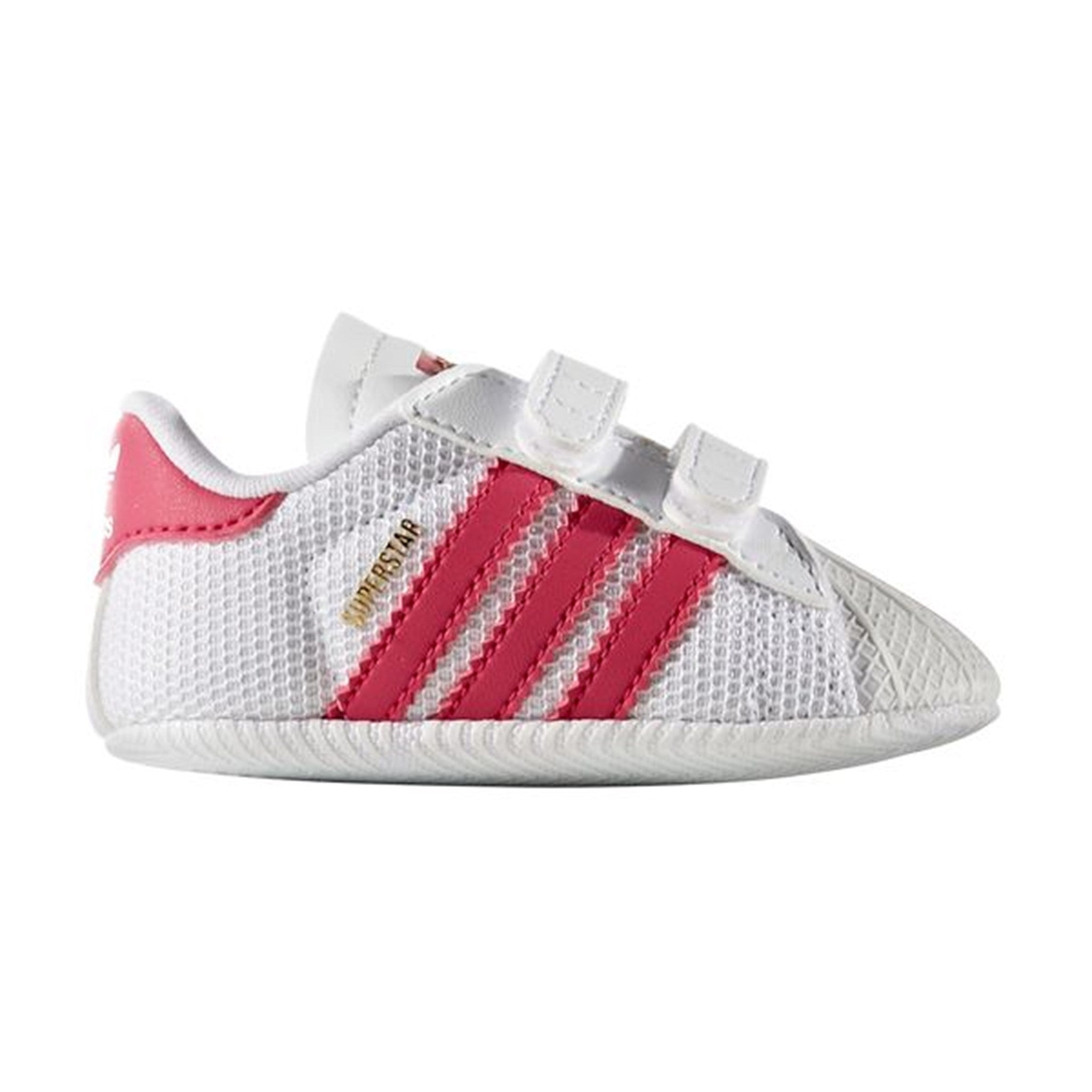 adidas Baby Superstar Sneakers White/Pink - Str. 17