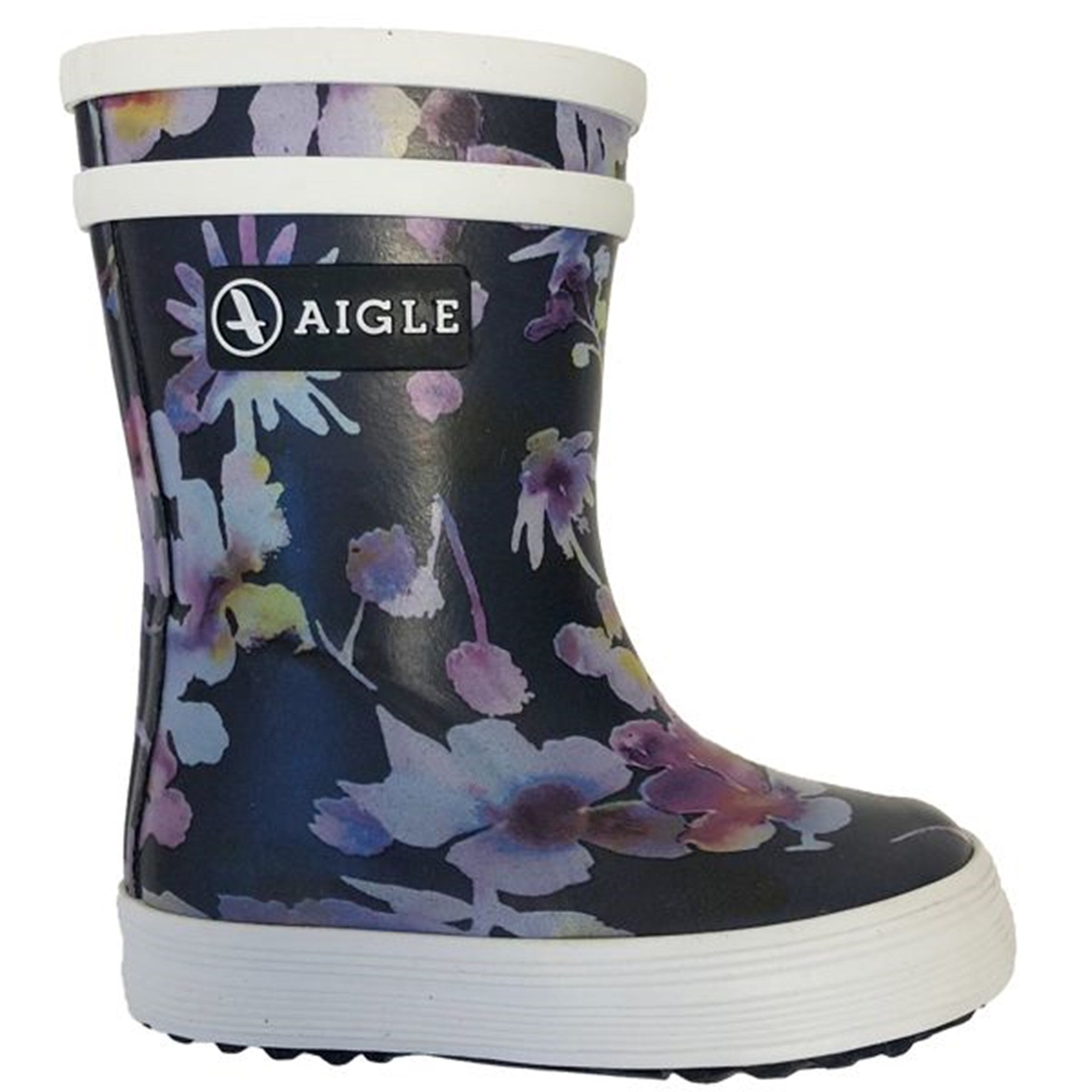 Aigle Baby Flac Gummistøvler Dark Flower - Str. 20