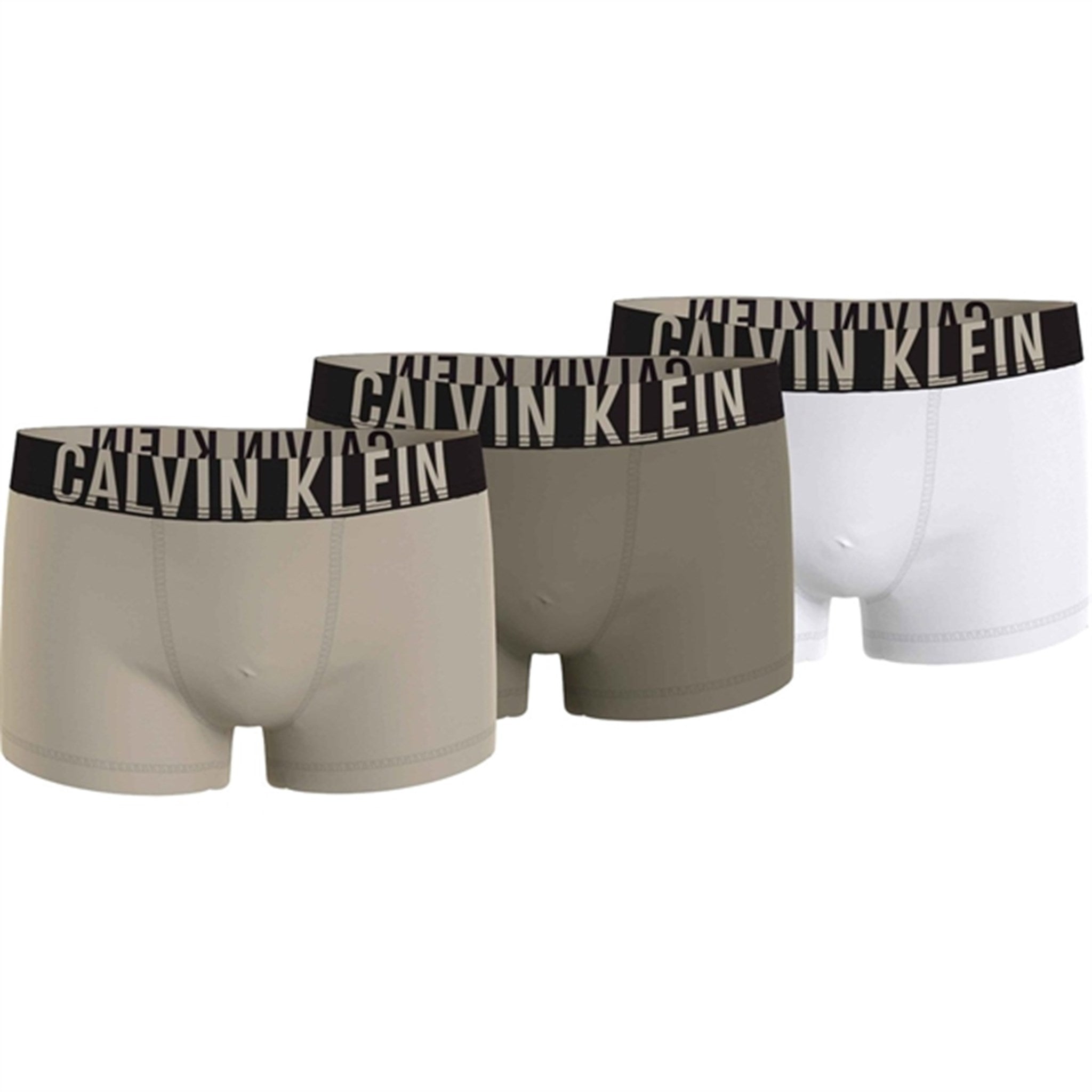 Calvin Klein Boksershorts 3-Pak Mistybeige/Moldedclay/Pvhwhite - Str. 10-12 år