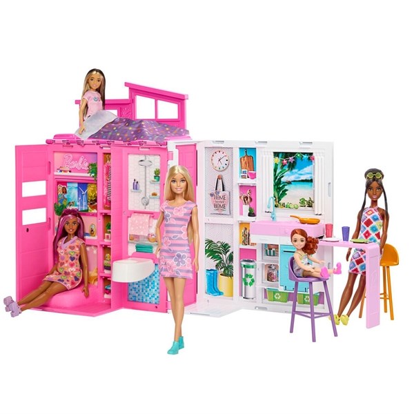 BarbieÂ® Getaway House Doll and Playset