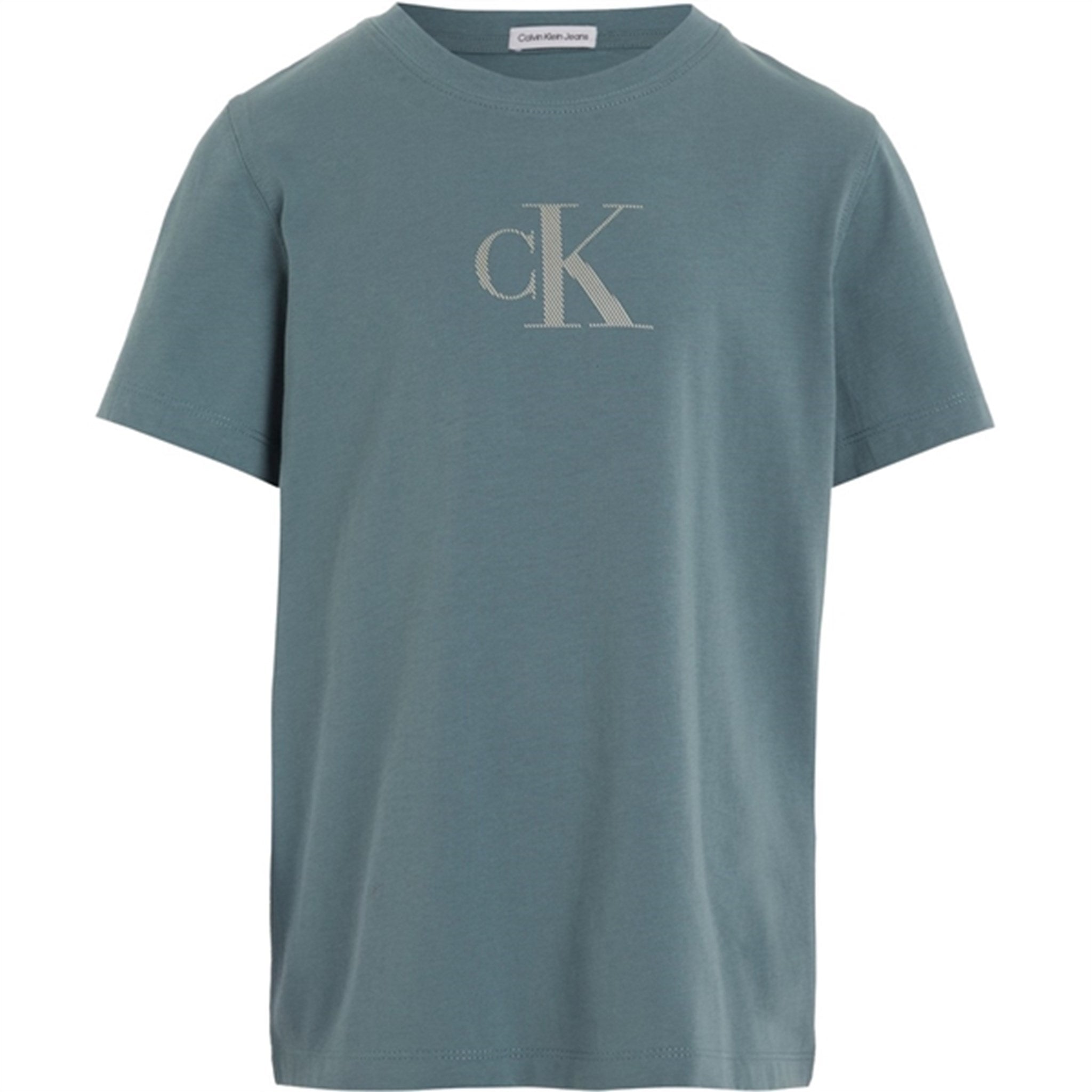 Calvin Klein Jersey Relaxed Ck T-Shirt Goblin Blue - Str. 12 år
