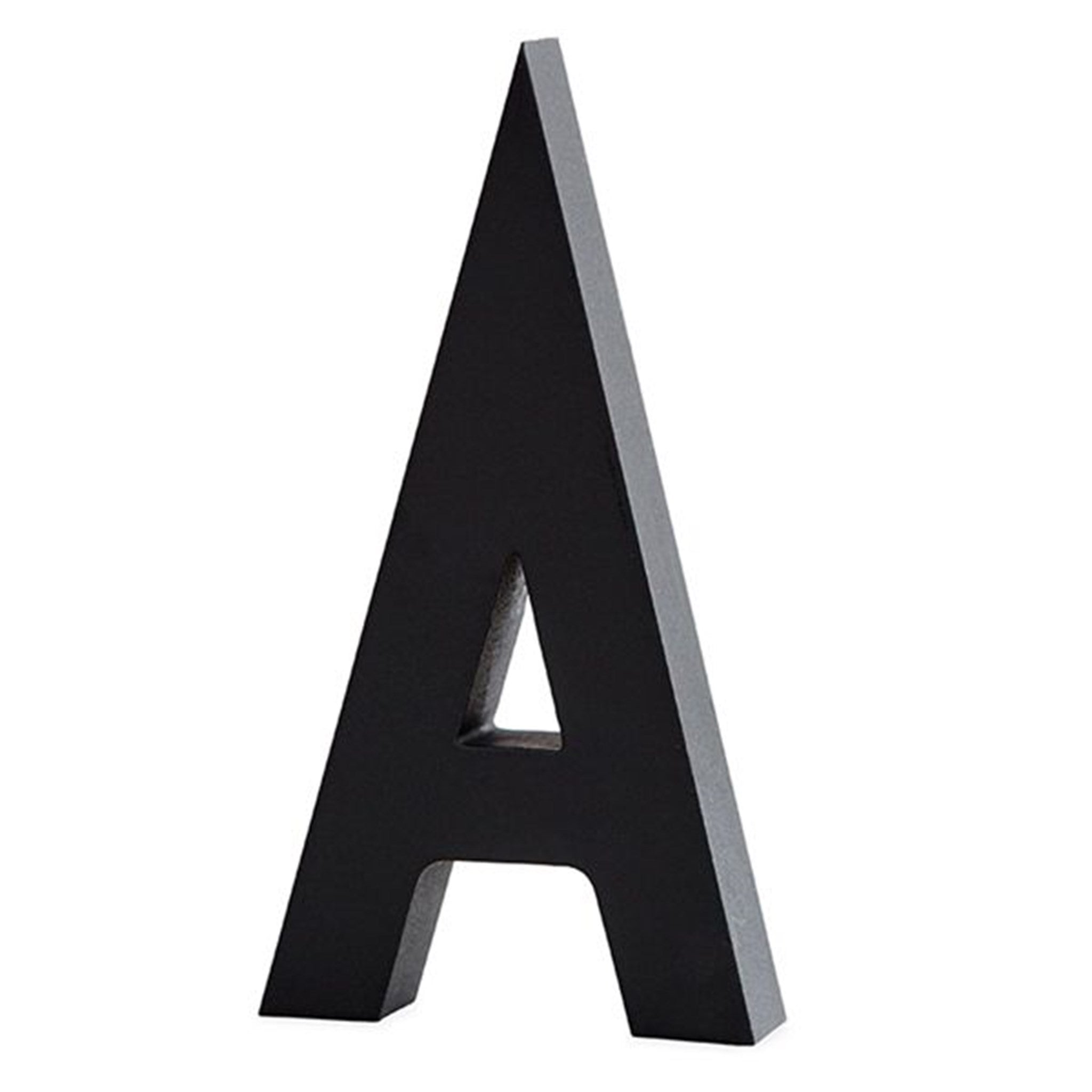 Design Letters Aluminium Bogstaver og Tal Sort - Str. 0