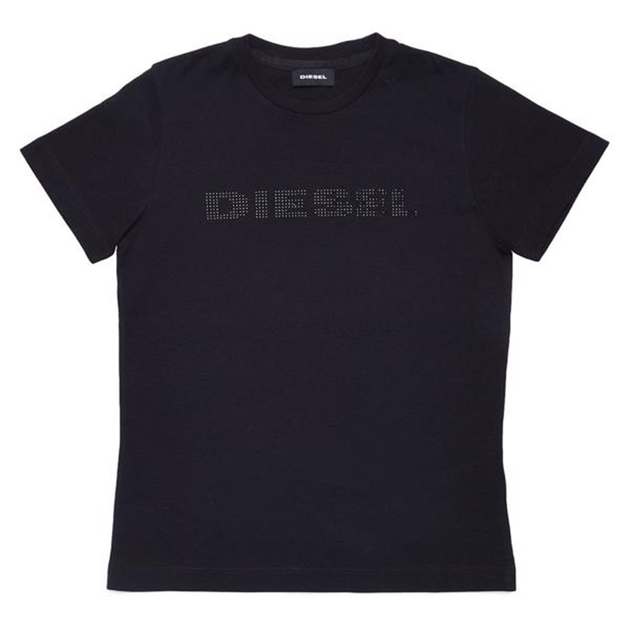 Diesel Laviay Maglietta T-shirt Sort - Str. 6 år