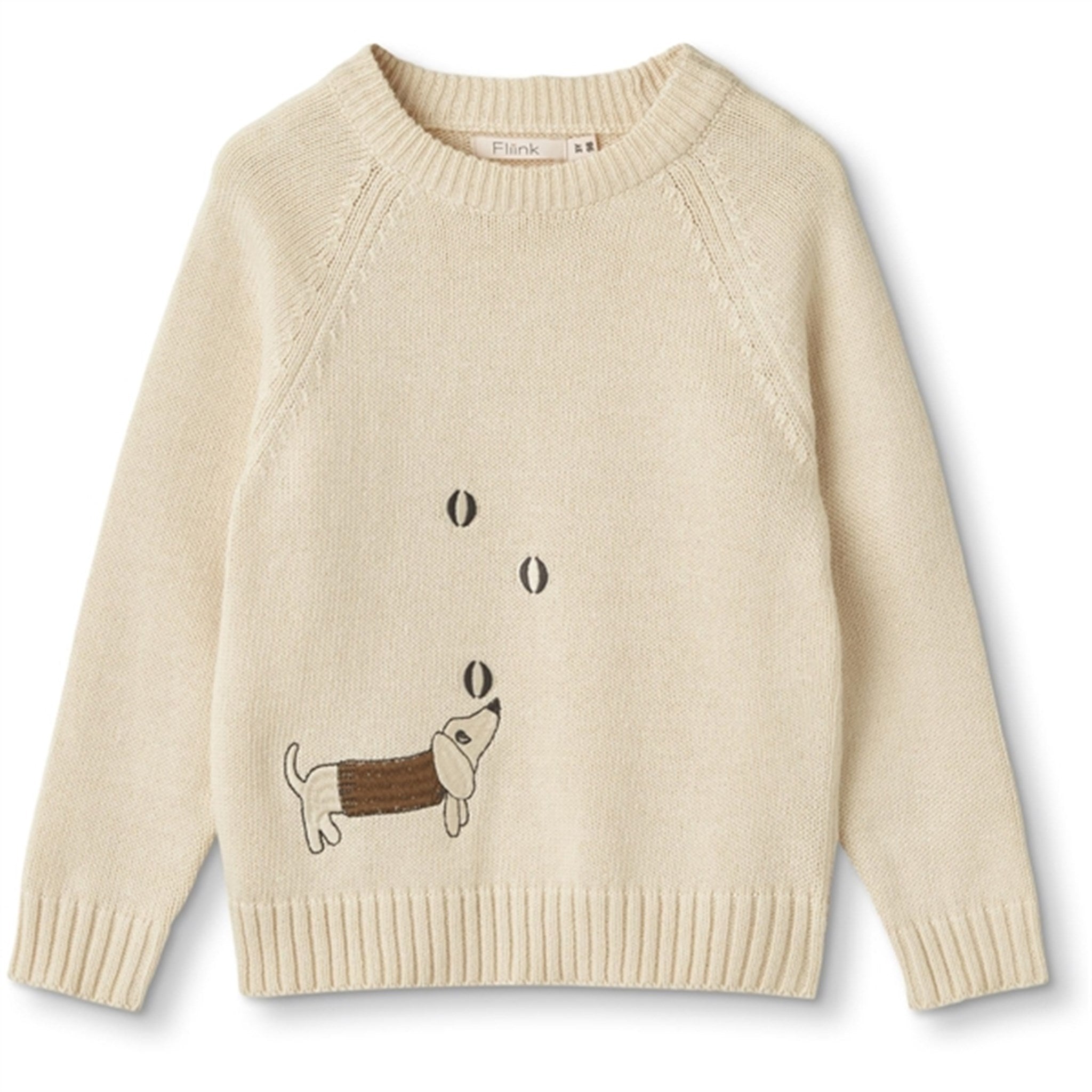 Fliink Sandshell Magic Embroidered Pullover - Str. 12 mdr/80 cm