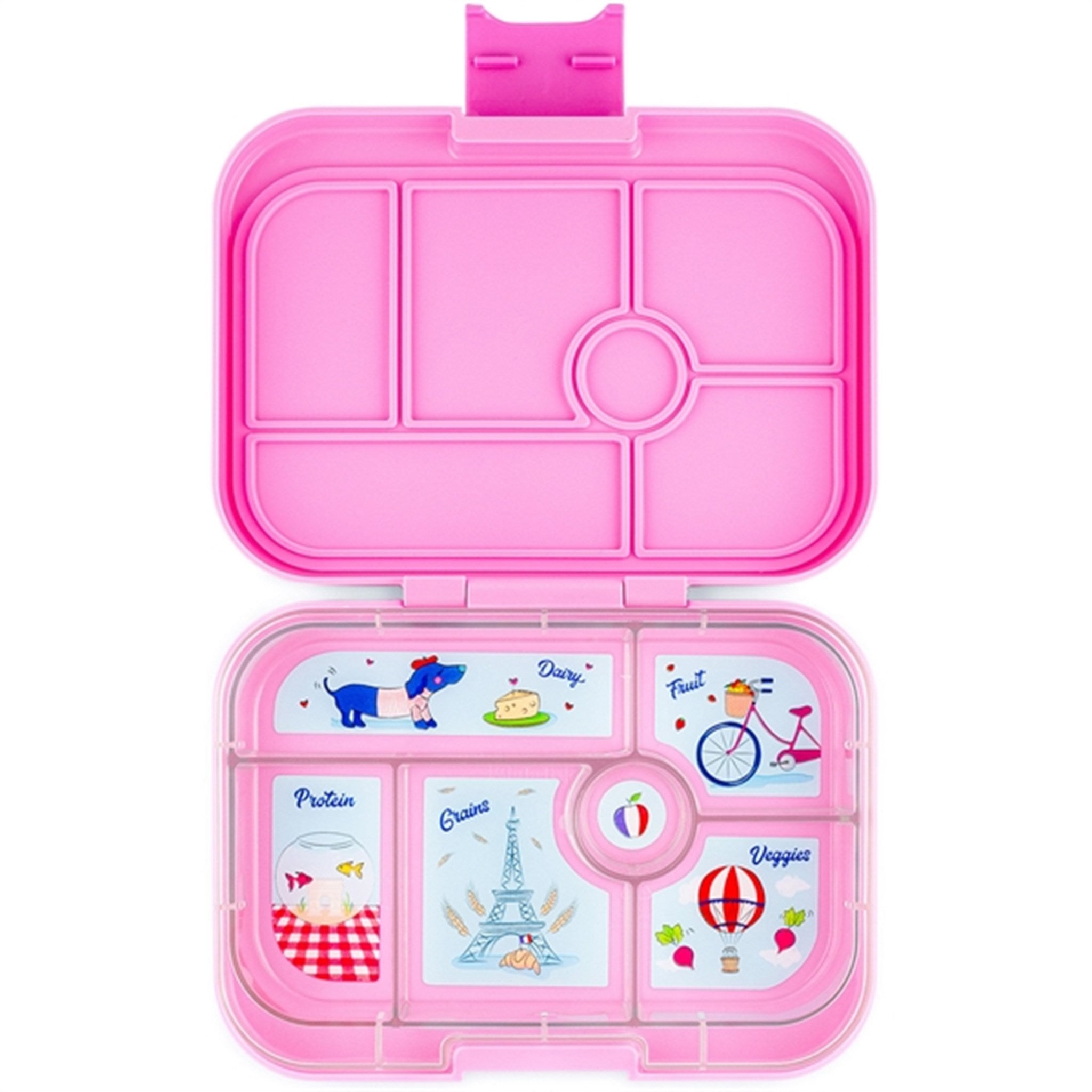 Yumbox Original 6 Rum Madkasse Fifi Pink Paris