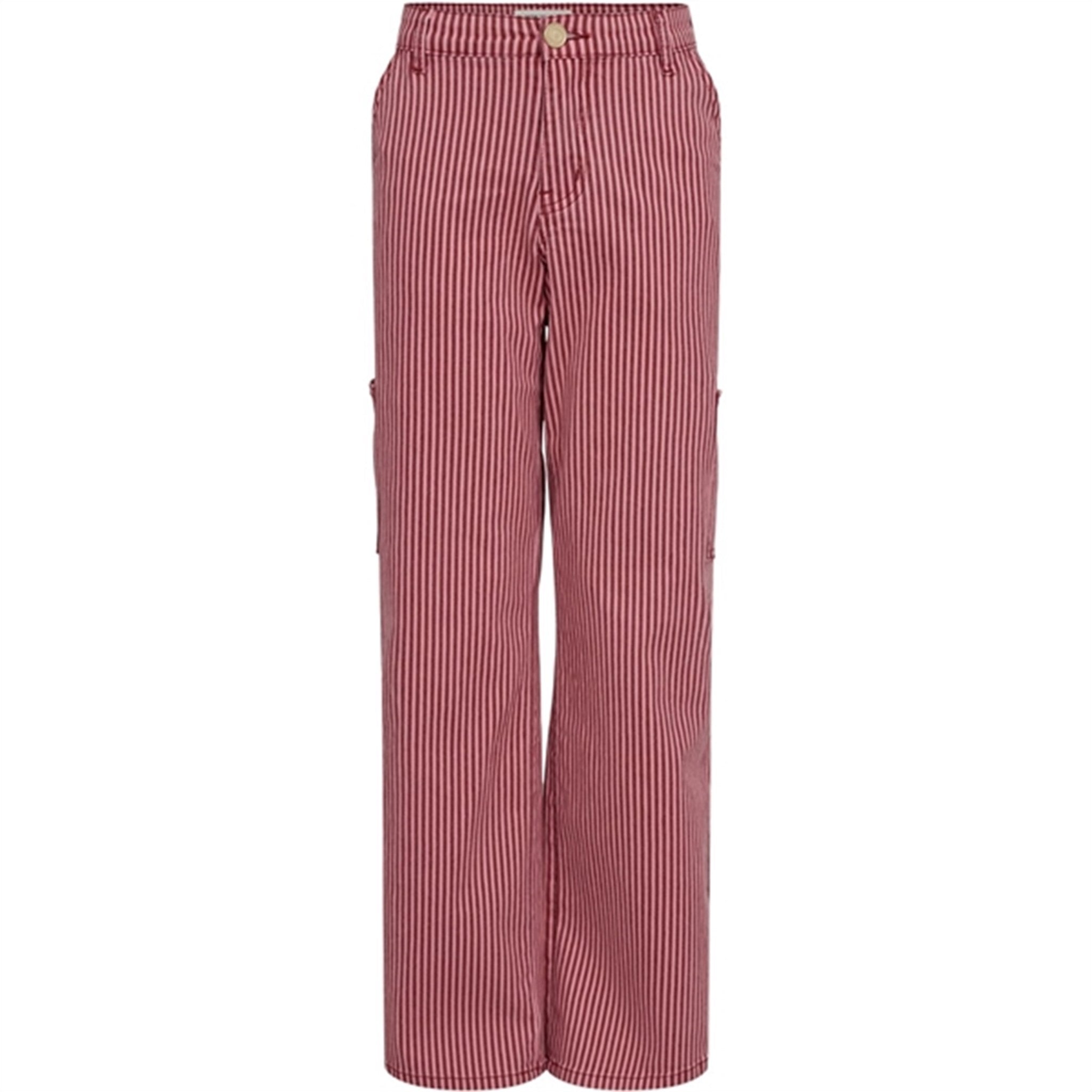 Sofie Schnoor Red Striped Bukser - Str. 128