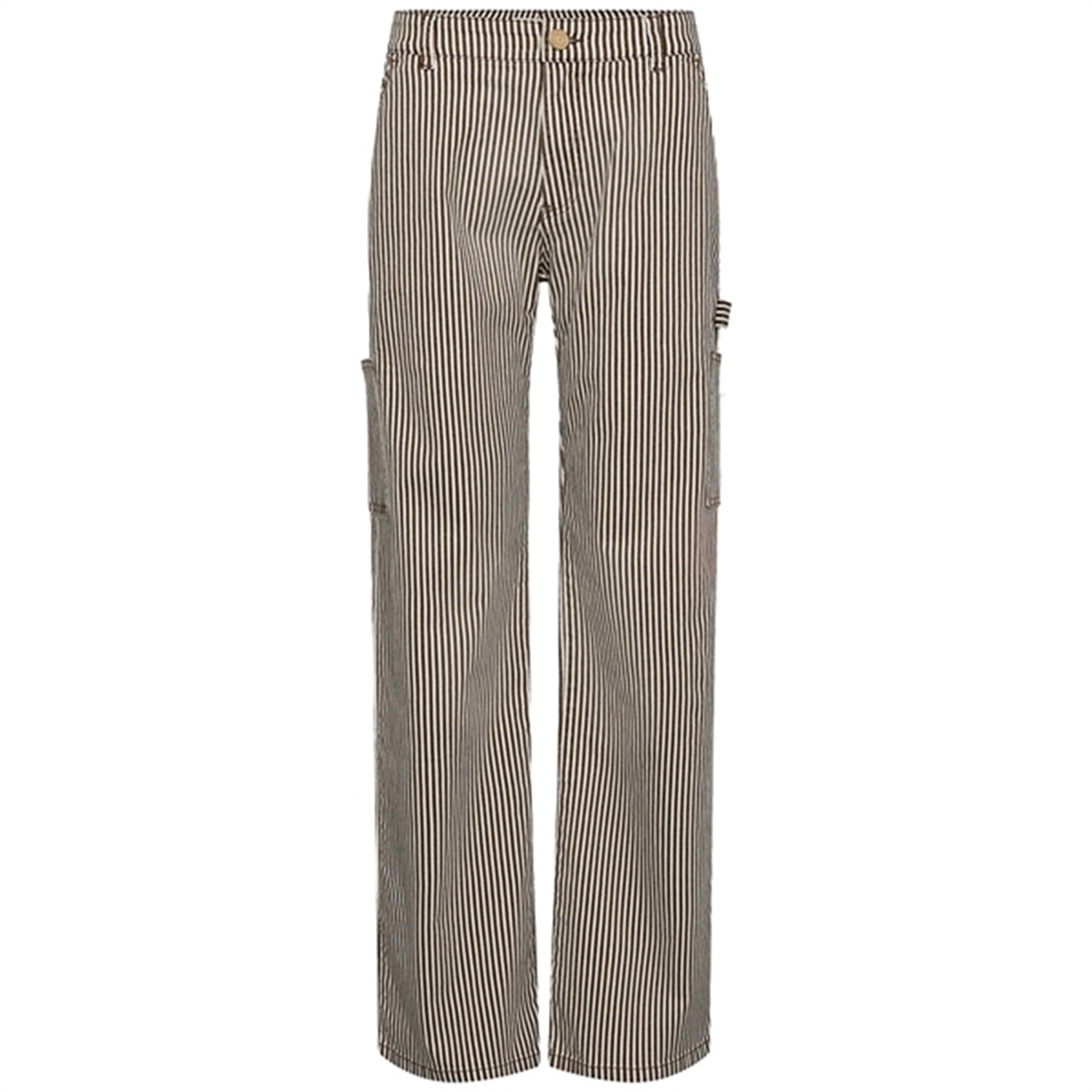 Sofie Schnoor Brown Striped Bukser - Str. 164