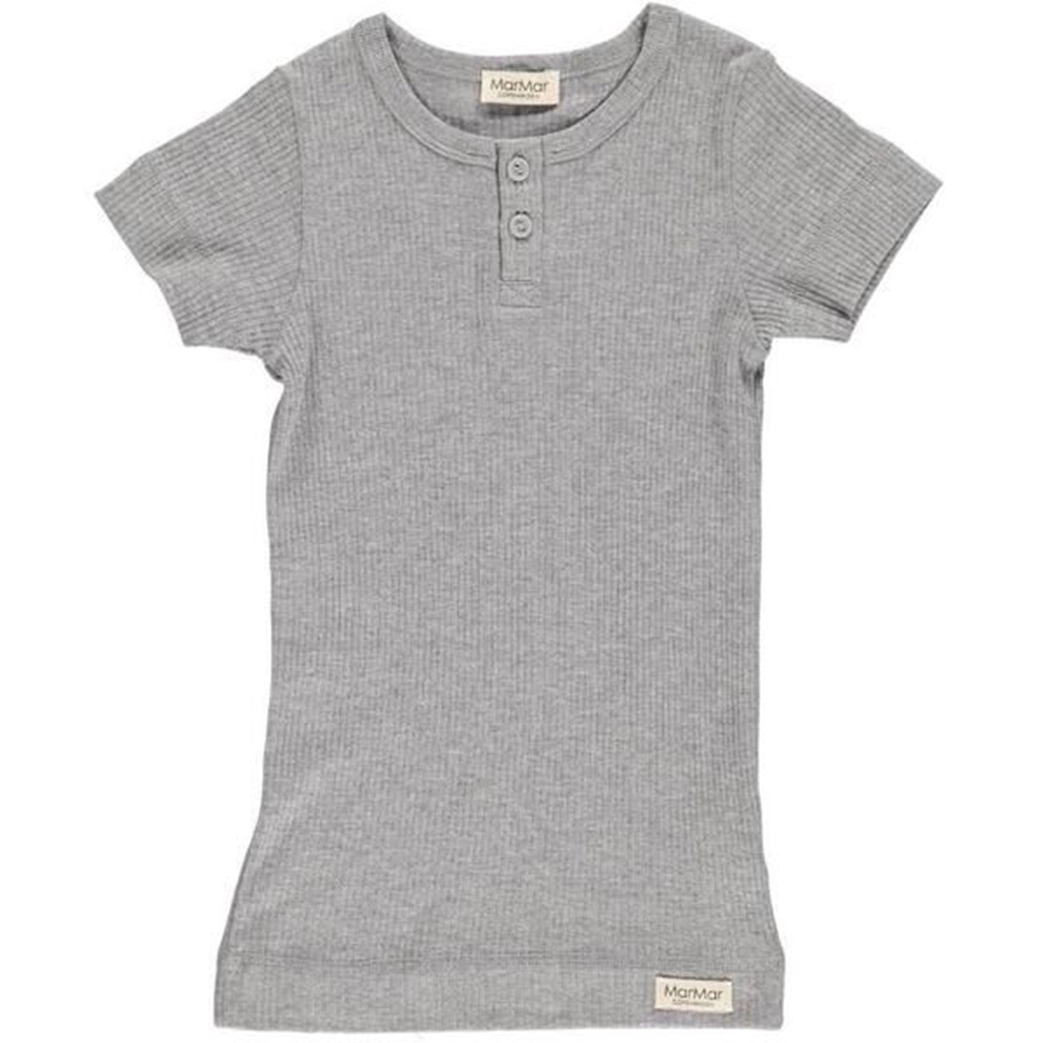 MarMar Modal T-Shirt K/Æ Grey Melange - Str. 9 år/134 cm