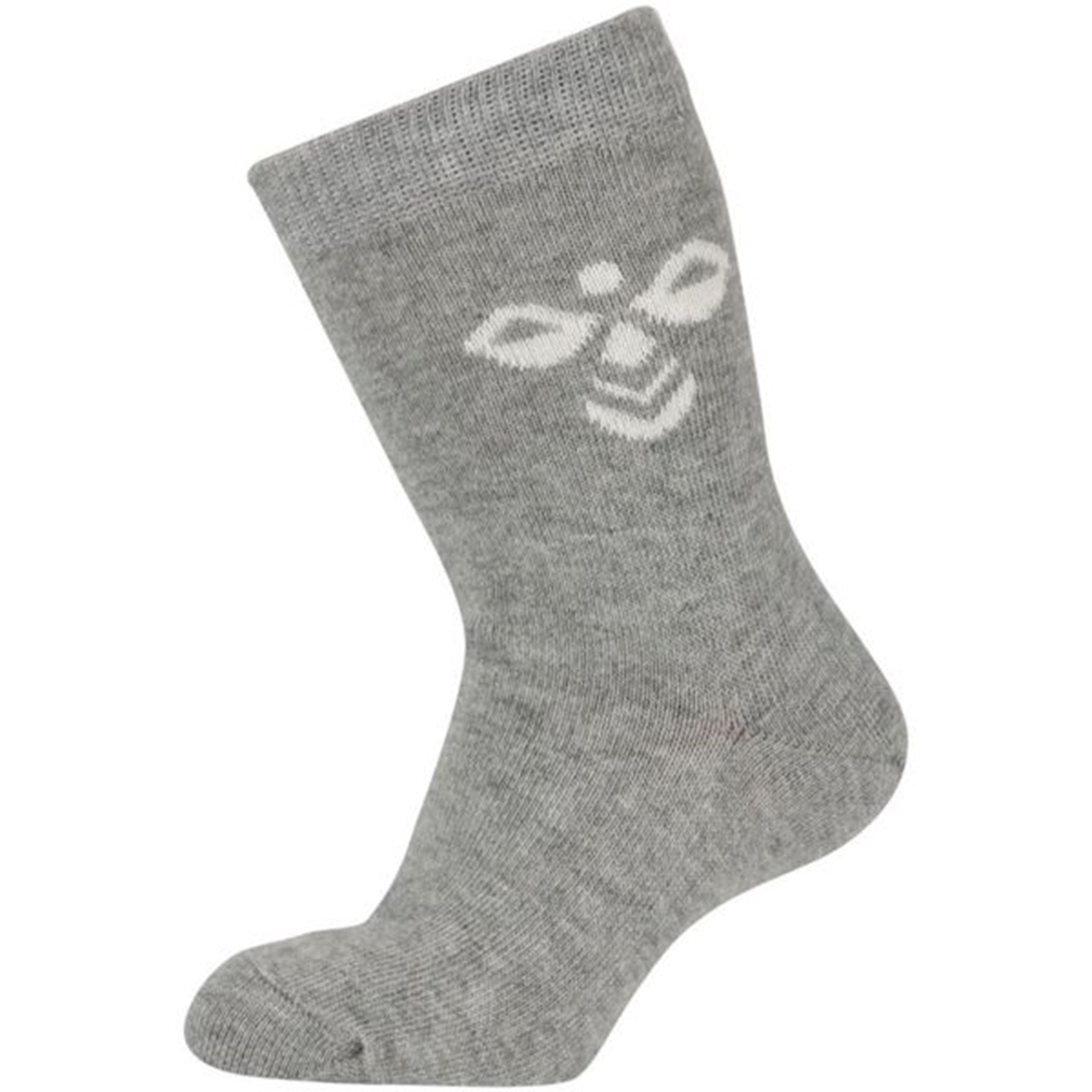 Hummel Sutton Socks Grey Melange - Str. 37-40