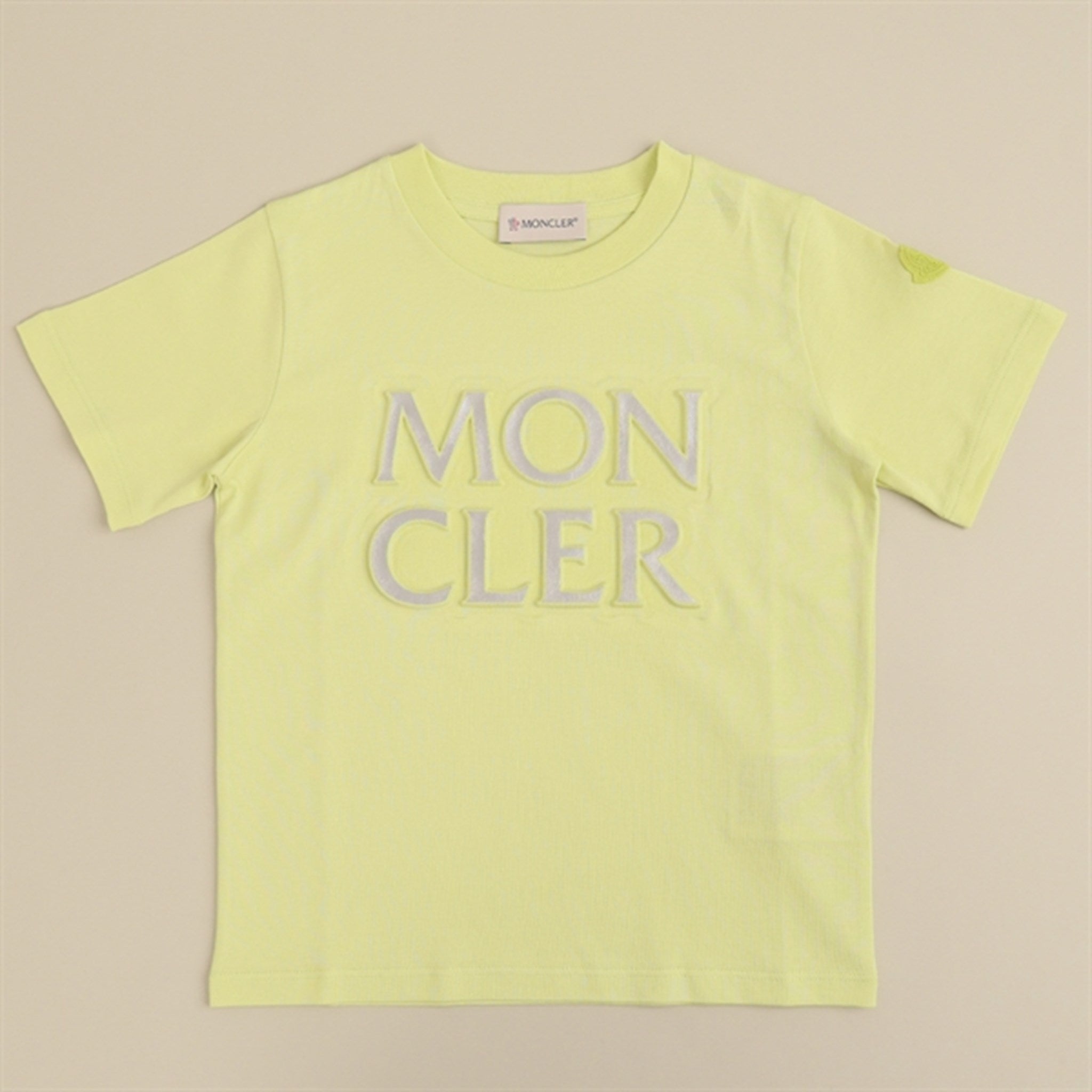 Moncler T-Shirt Yellow - Str. 8 år