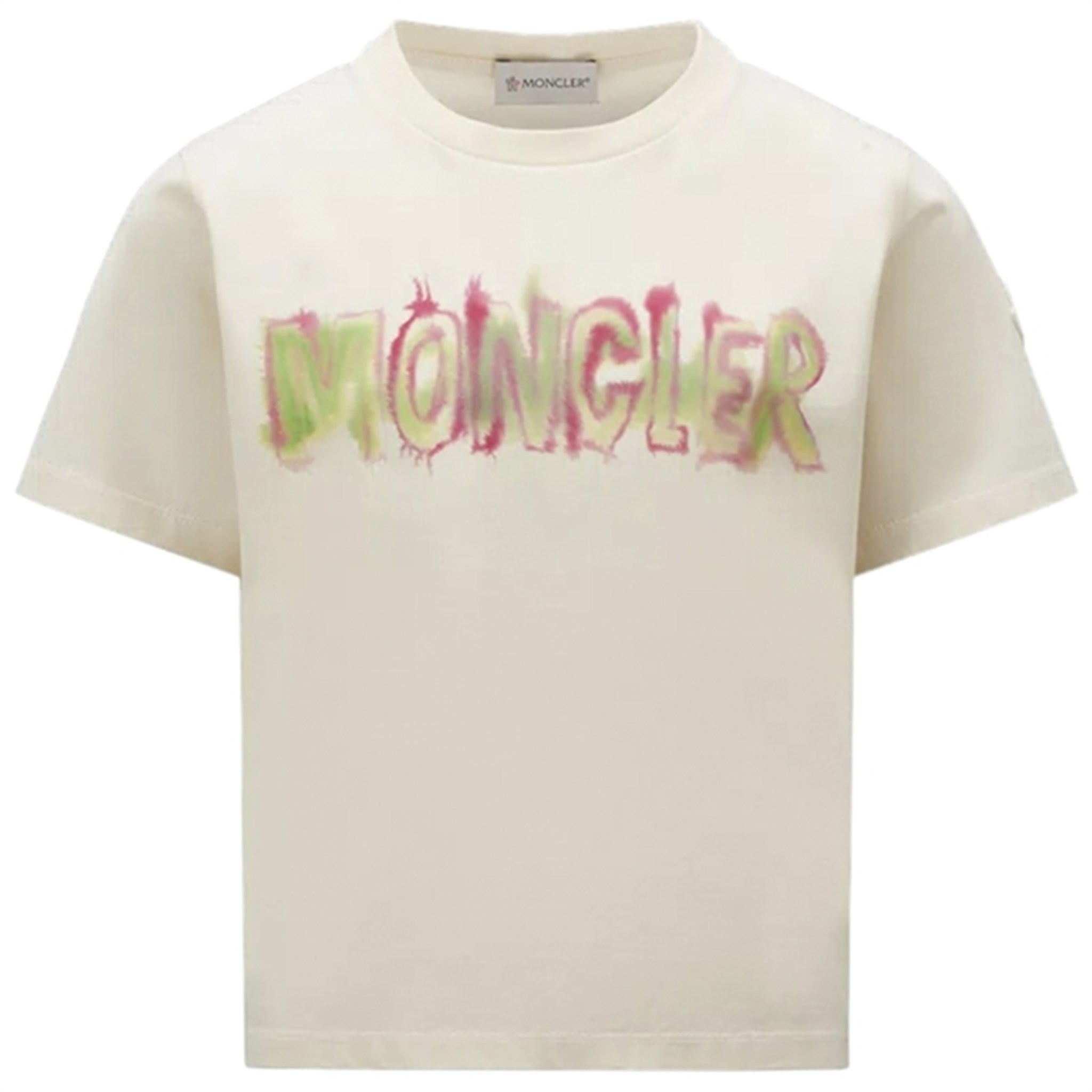 Moncler T-Shirt Beige - Str. 12 år