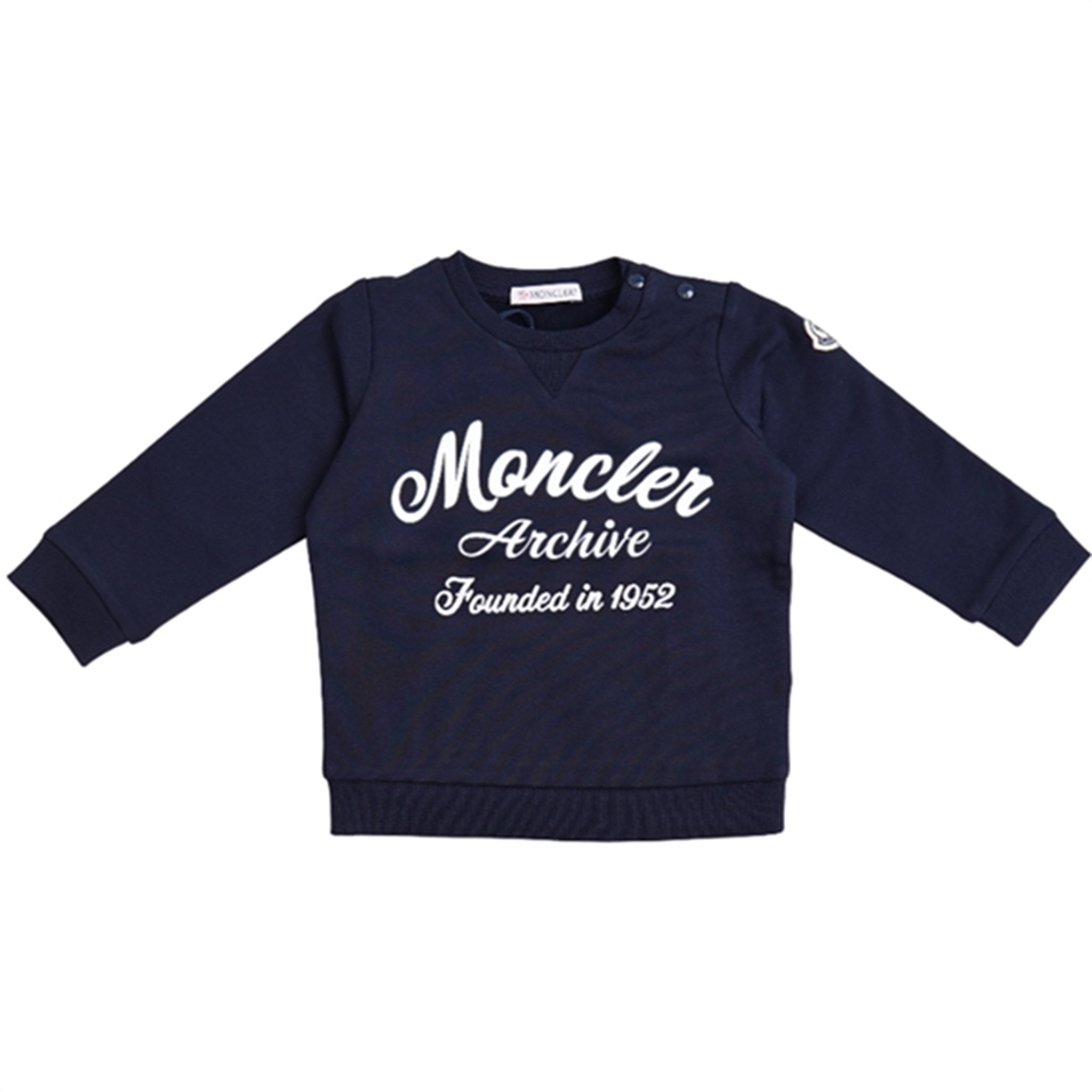 Moncler Sweatshirt Navy - Str. 18/24 mdr