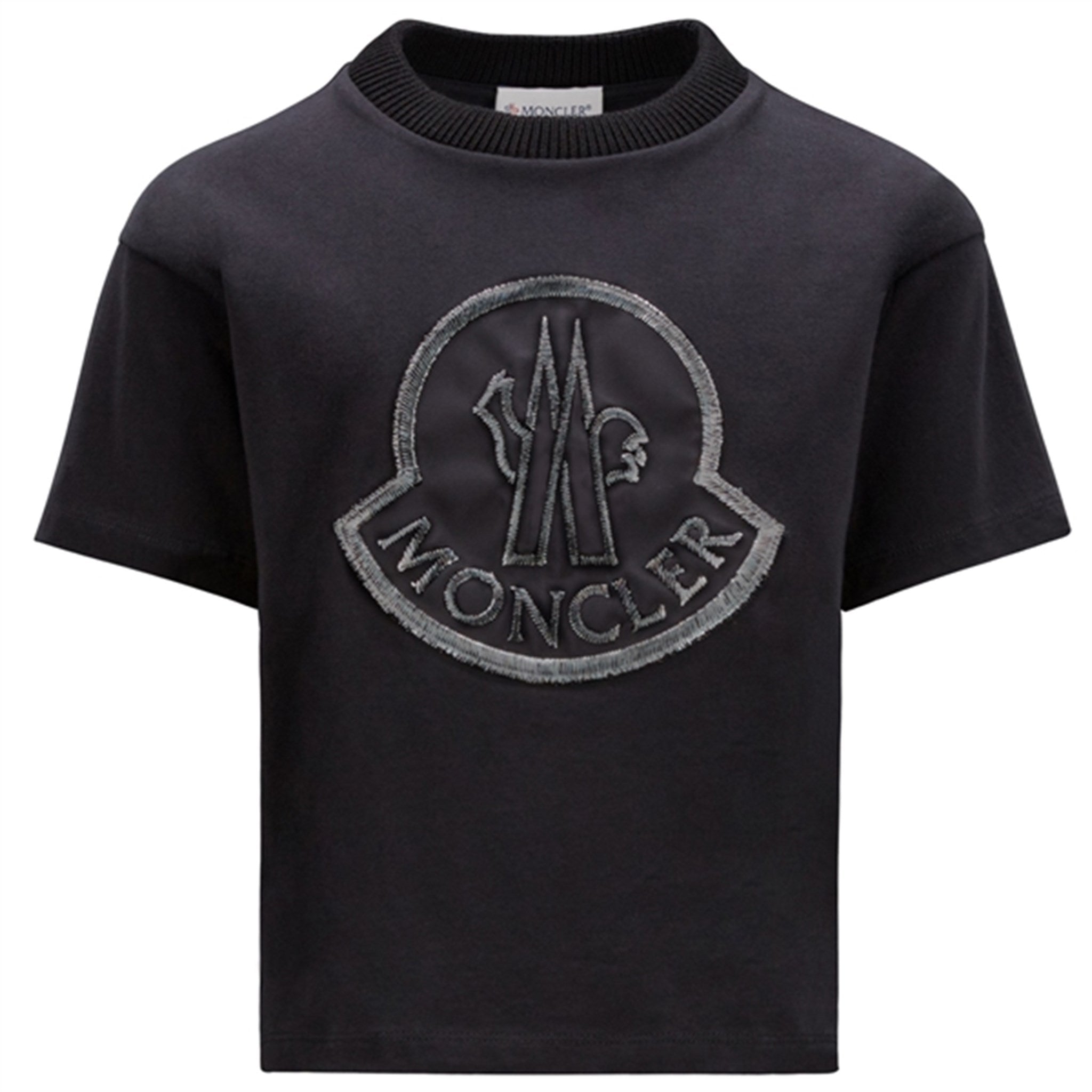 Moncler T-Shirt Black - Str. 10 år