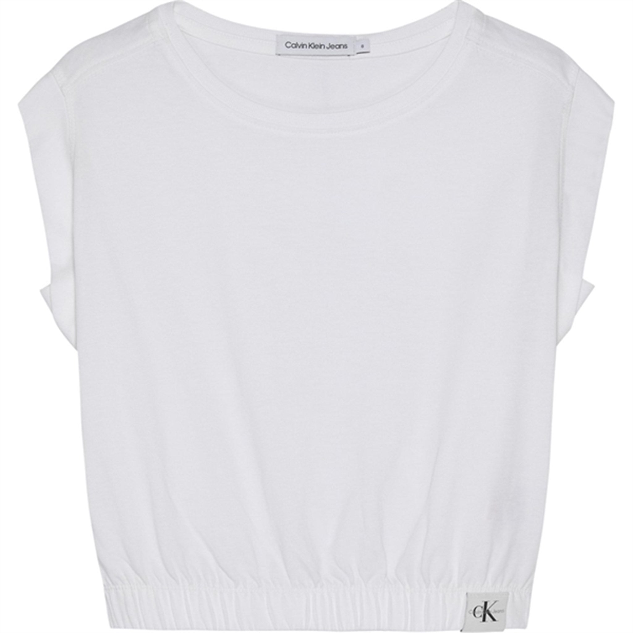 Calvin Klein Movement Label T-Shirt Bright White - Str. 6 år