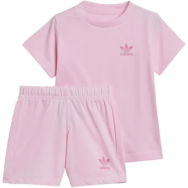 adidas Originals Pink Shorts Tee Sæt - Str. 98 cm