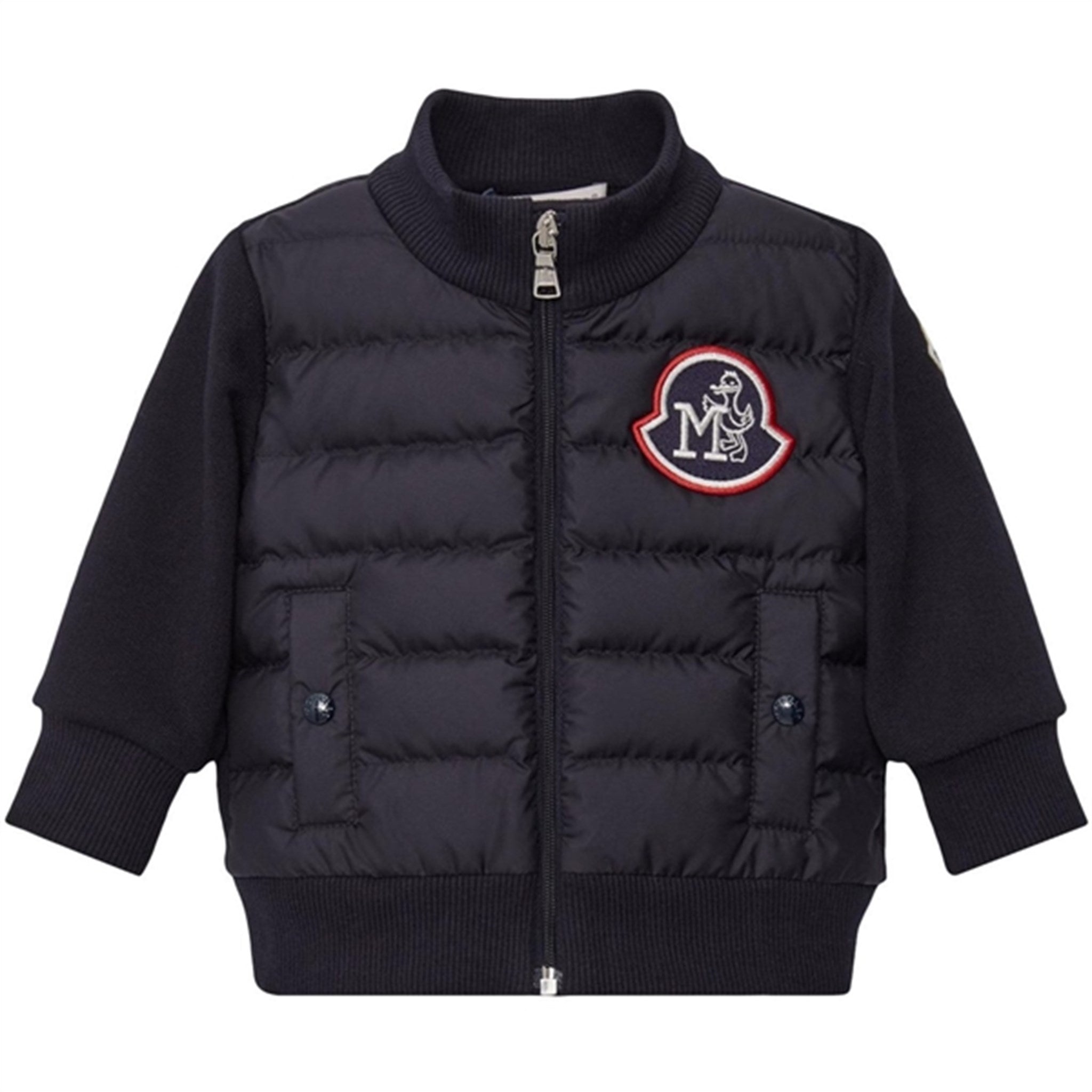 Moncler Zip Up Cardigan Navy - Str. 3 år