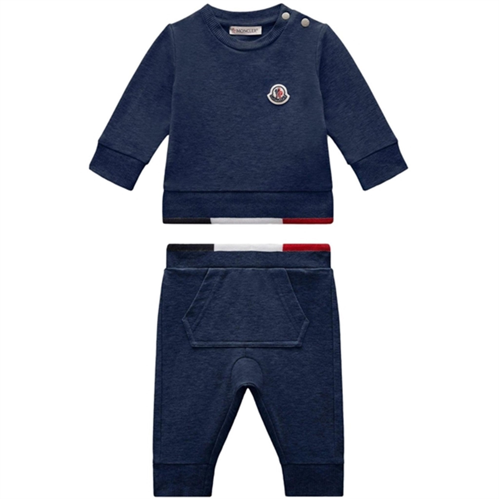 Moncler Strik Clothing Ensemble Navy - Str. 2 år