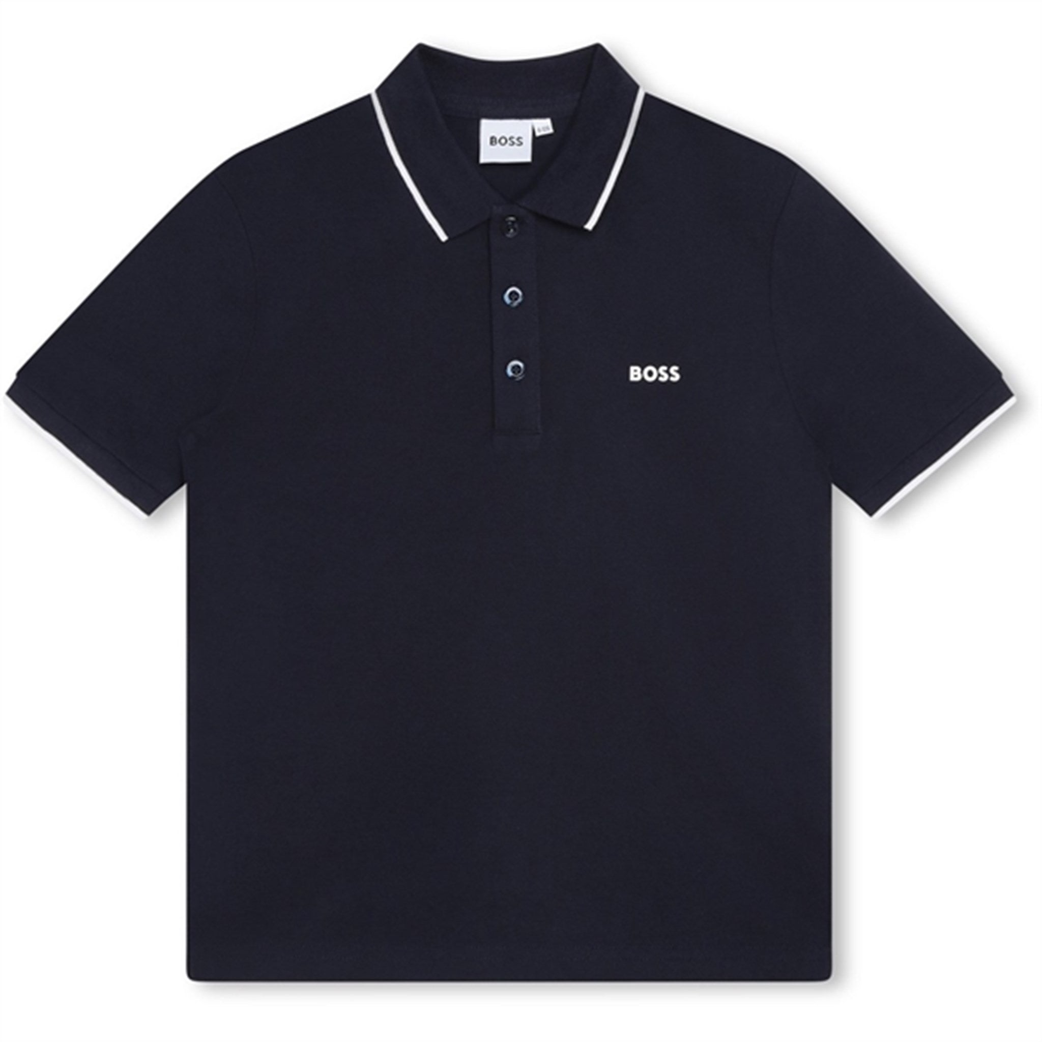 Hugo Boss Navy Polo Kortærmet - Str. 4 år