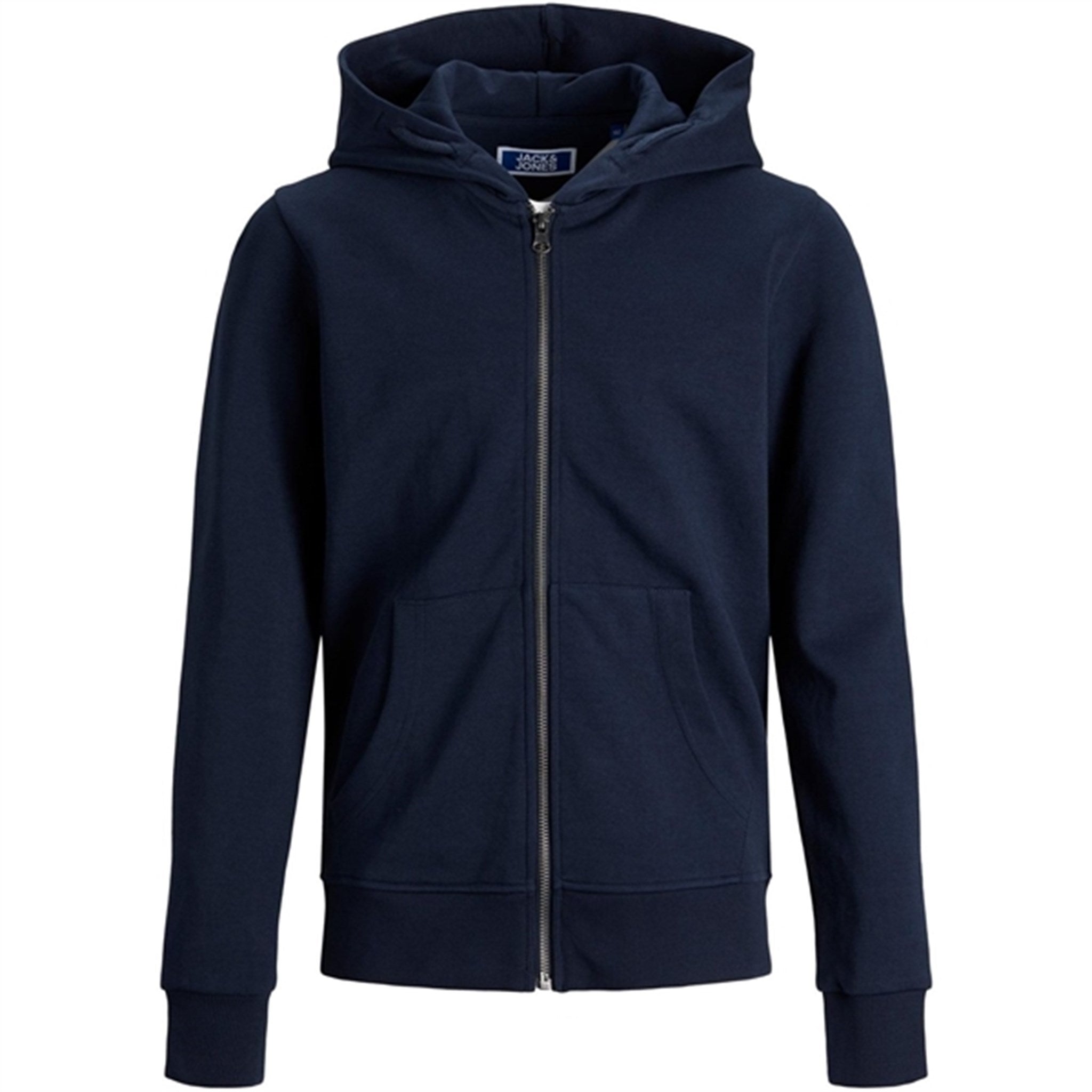 Jack & Jones Junior Navy Blazer Basic Sweatshirt m. Lynlås Noos - Str. 152