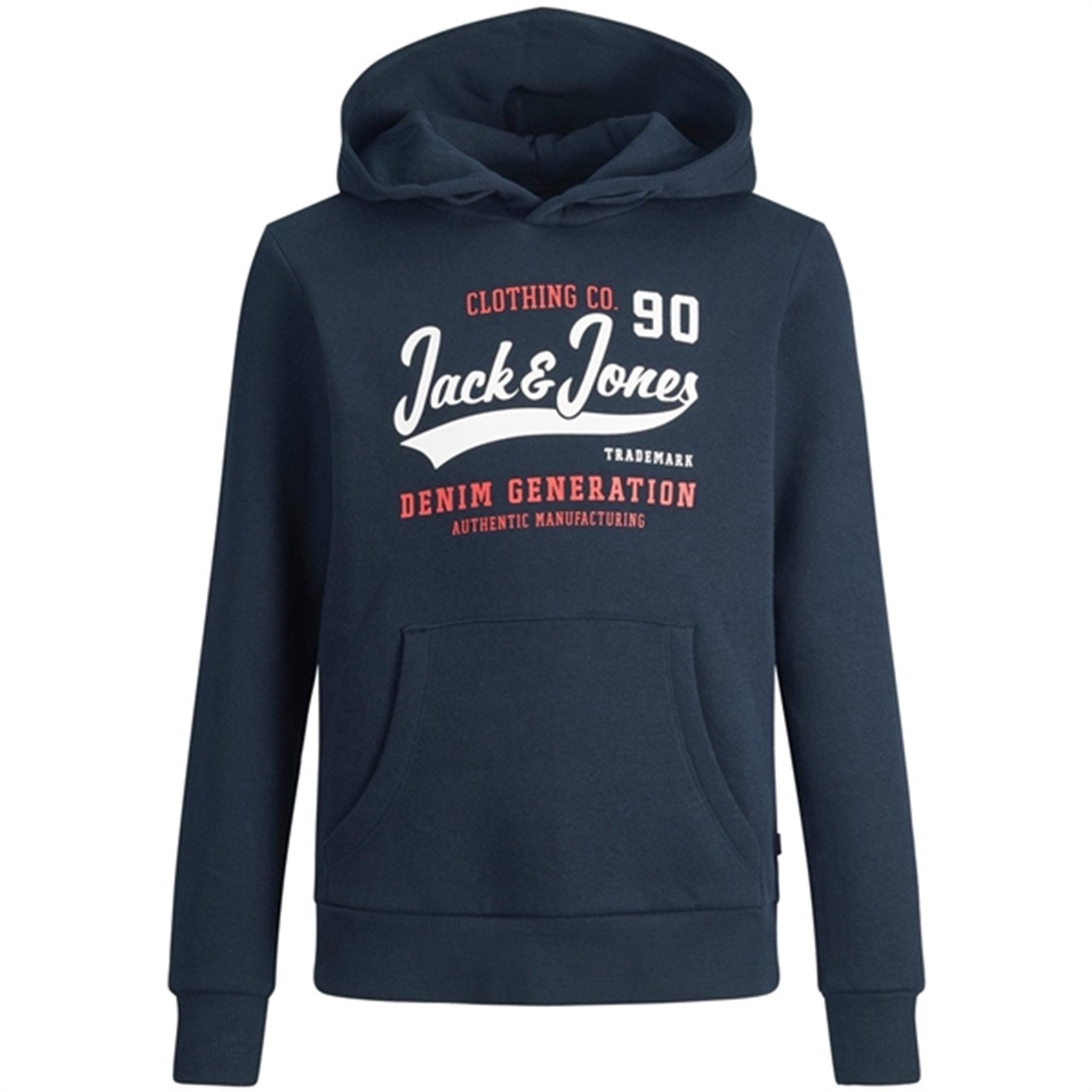 Jack & Jones Junior Navy Blazer Logo Sweat Hoodie Noos - Str. 140