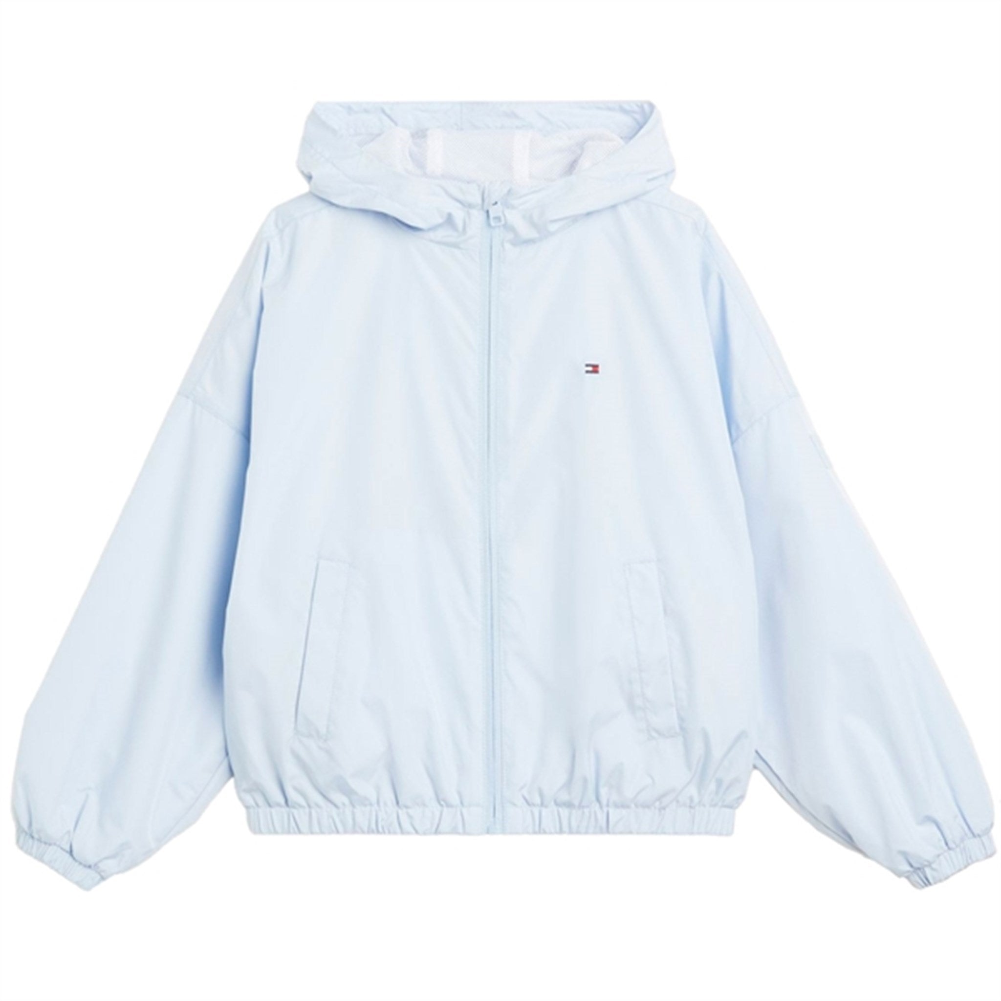 Tommy Hilfiger Essential LW Jakke Breezy Blue - Str. 104 cm/4 år