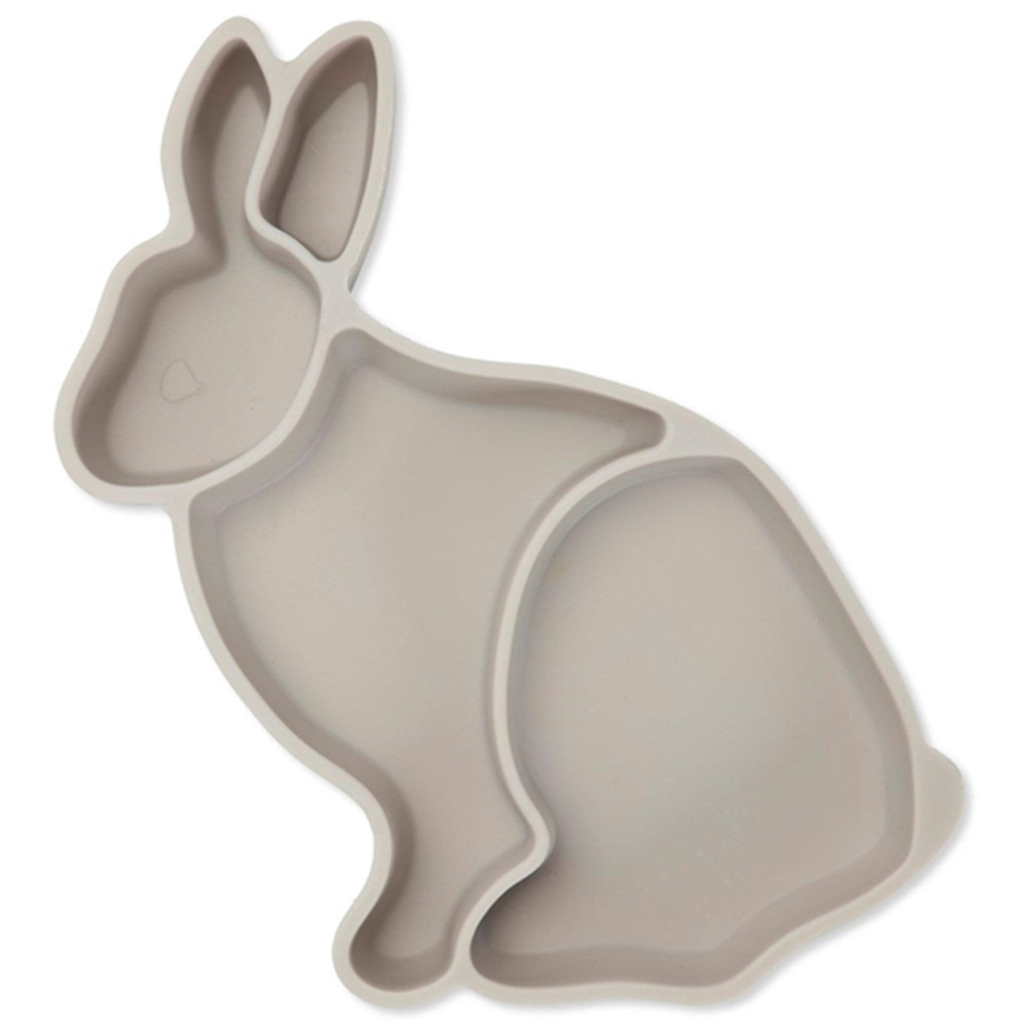 Konges Sløjd Bunny Skål Silikone Warm Grey