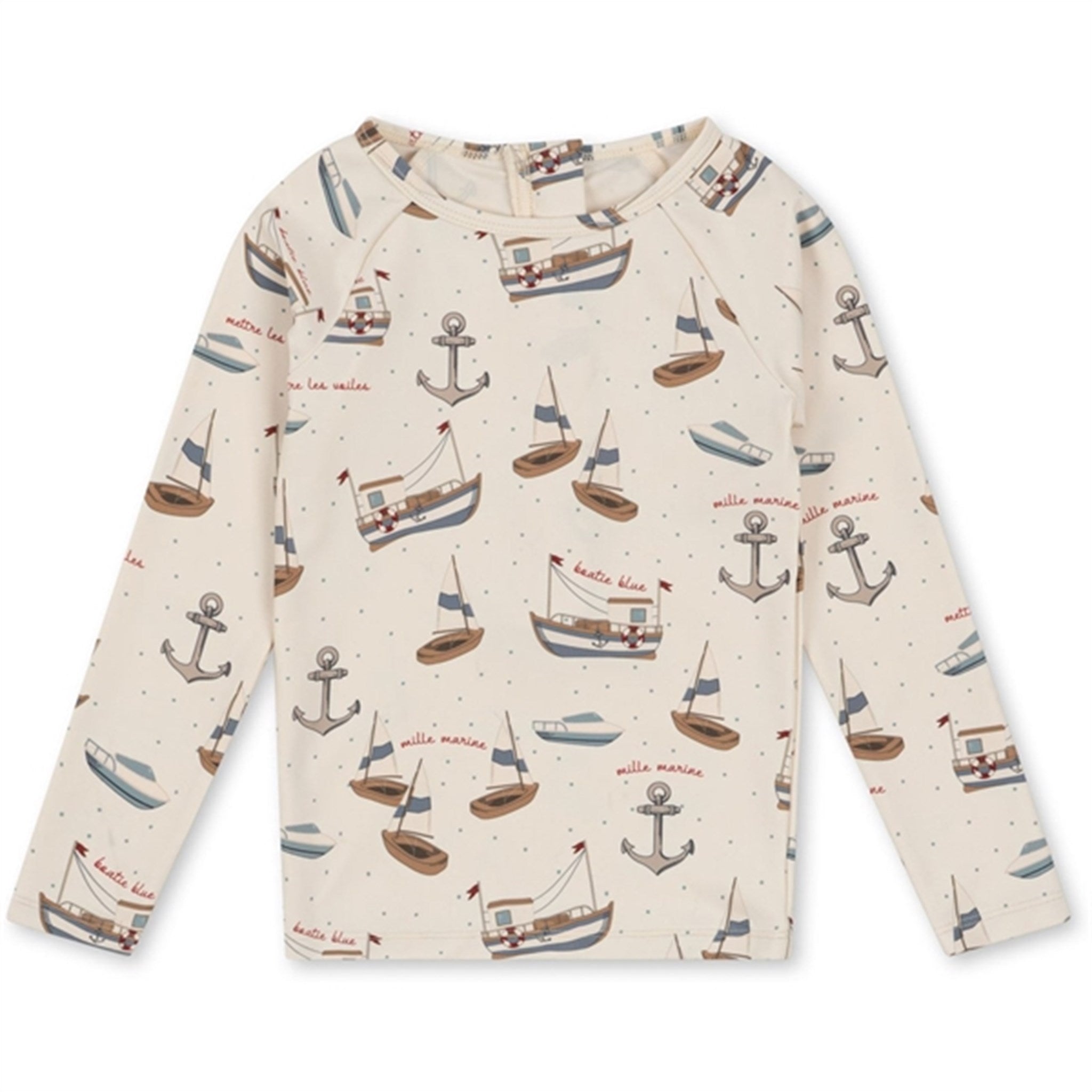 Konges Sløjd Aster Badebluse Sail Away - Str. 9 mdr