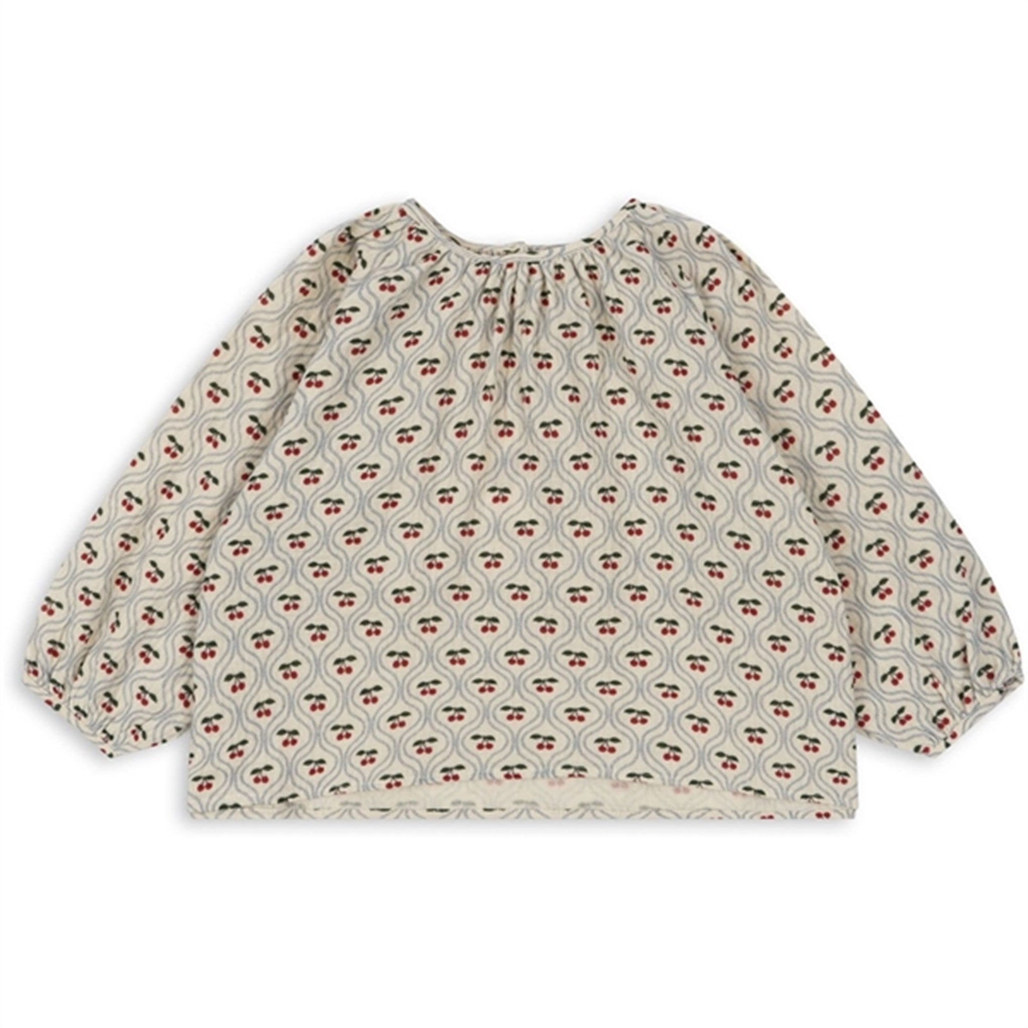 Konges Sløjd Cherry Motif Coco Bluse - Str. 3 år