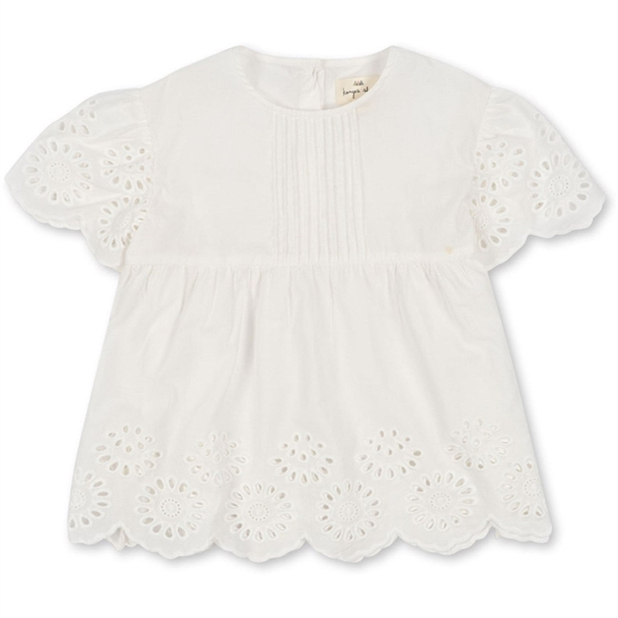 Konges Sløjd Optic White Posey Bluse - Str. 3 år