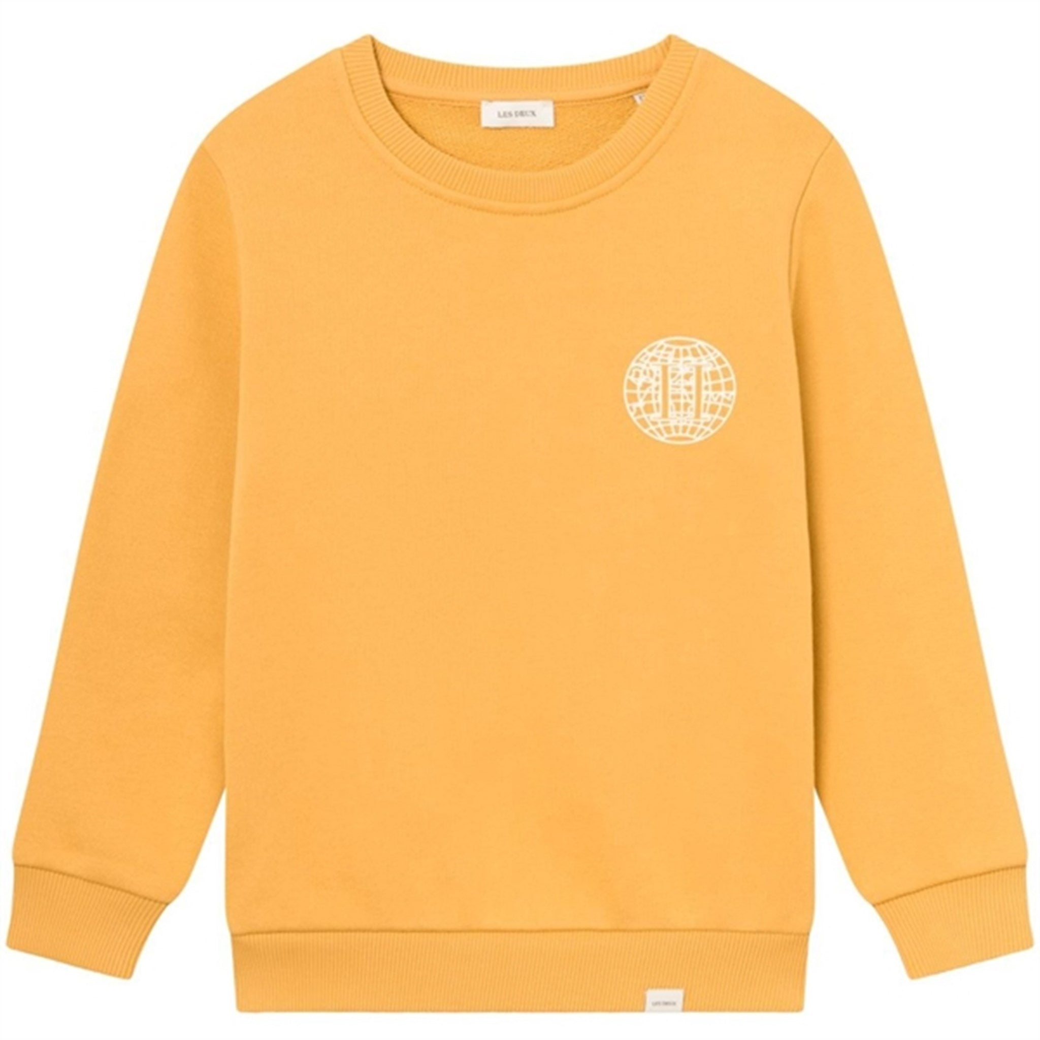Les Deux Kids Mustard Yellow/Ivory Globe Sweatshirt - Str. 158/164