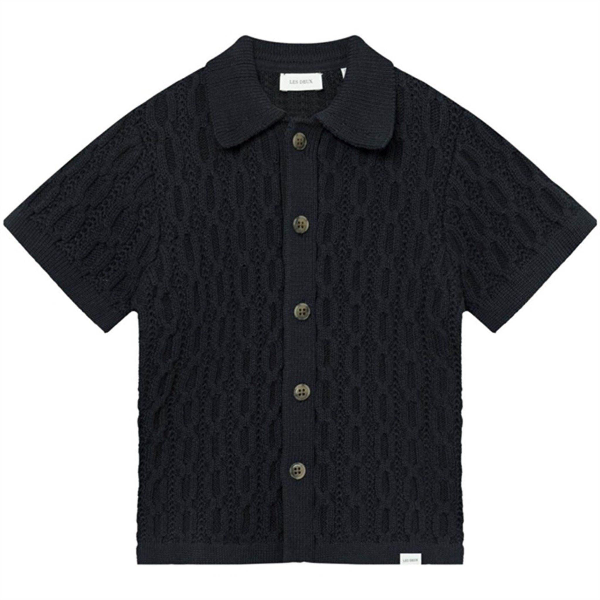 Les Deux Kids Dark Navy Garret Striktrøje - Str. 110/116