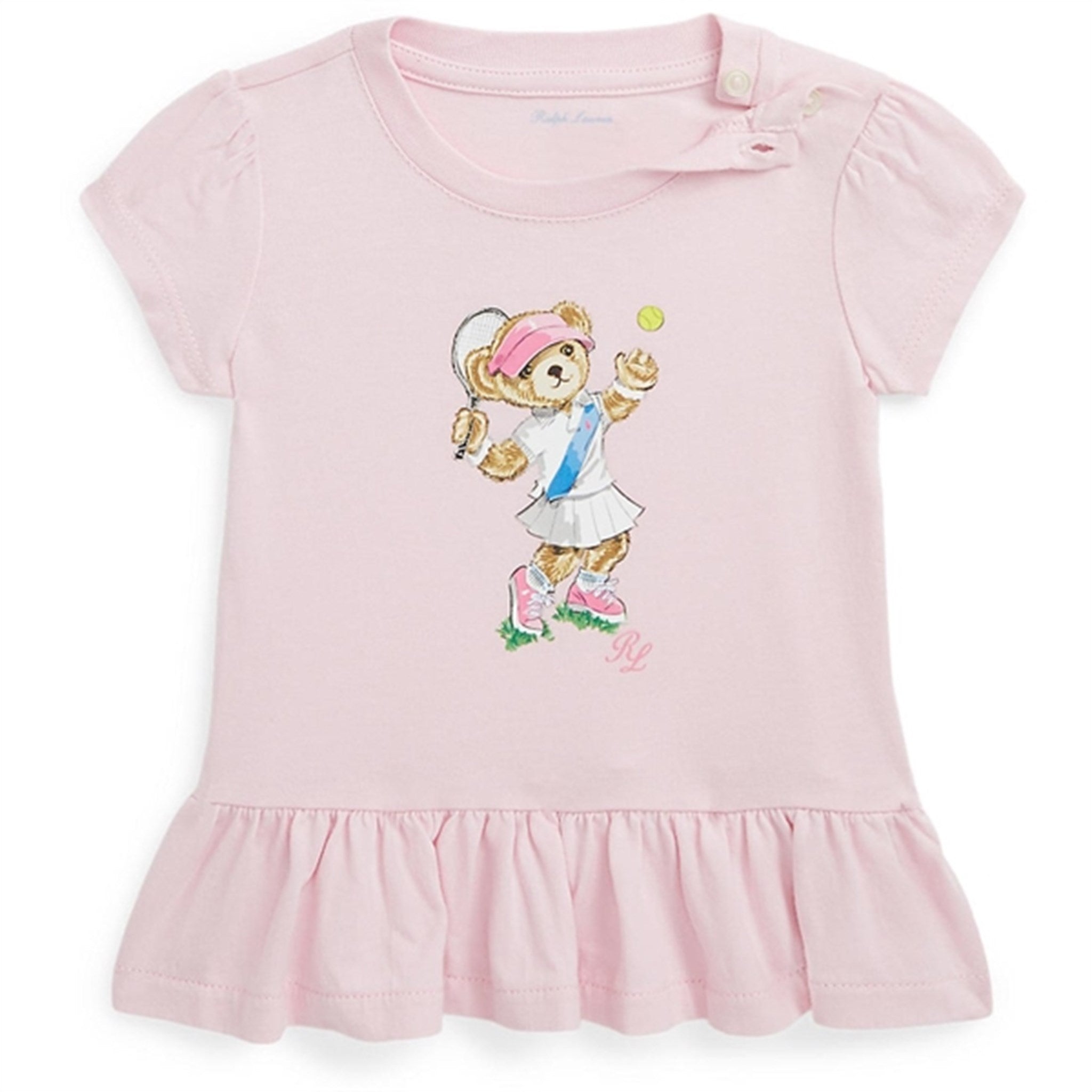 Ralph Lauren Baby Girl T-Shirt Hint Of Pink - Str. 6 mdr