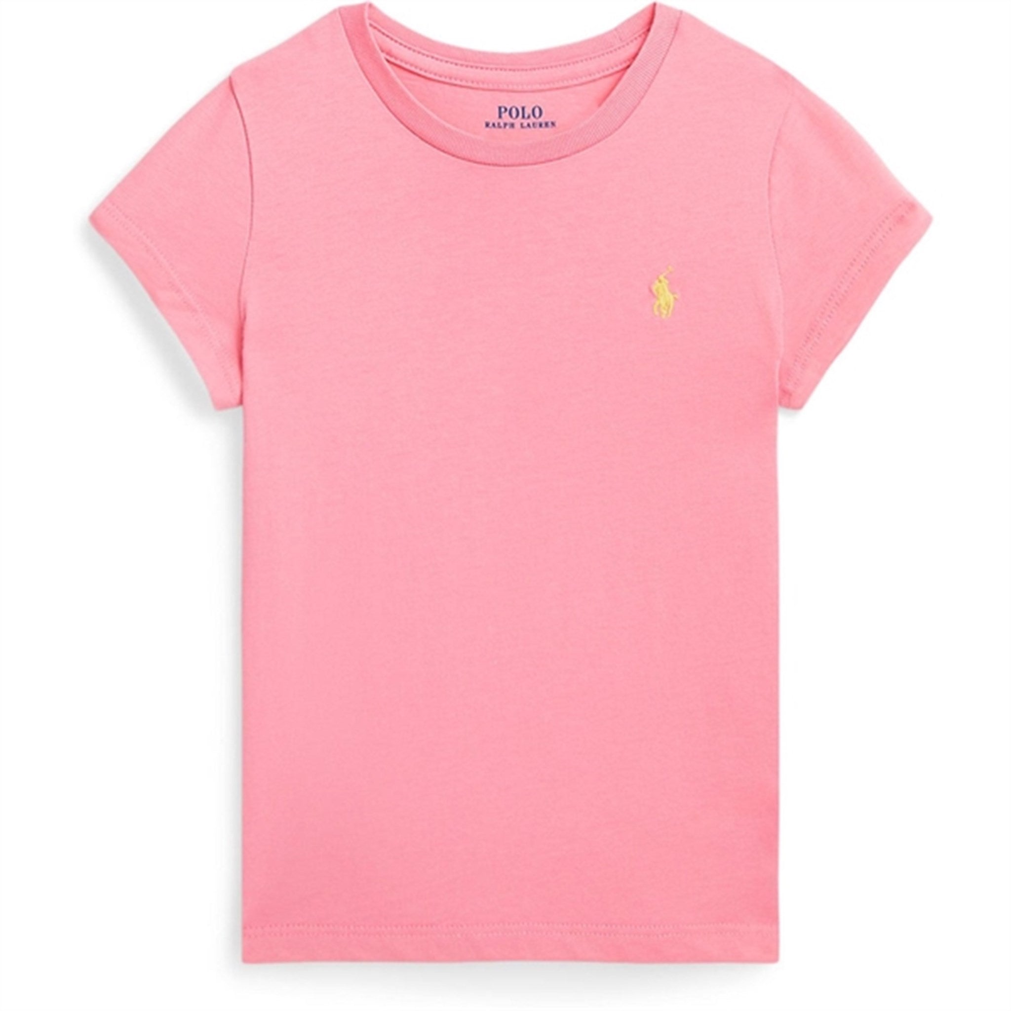 Polo Ralph Lauren Girl T-Shirt Florida Pink Oasis Yellow - Str. 4 år