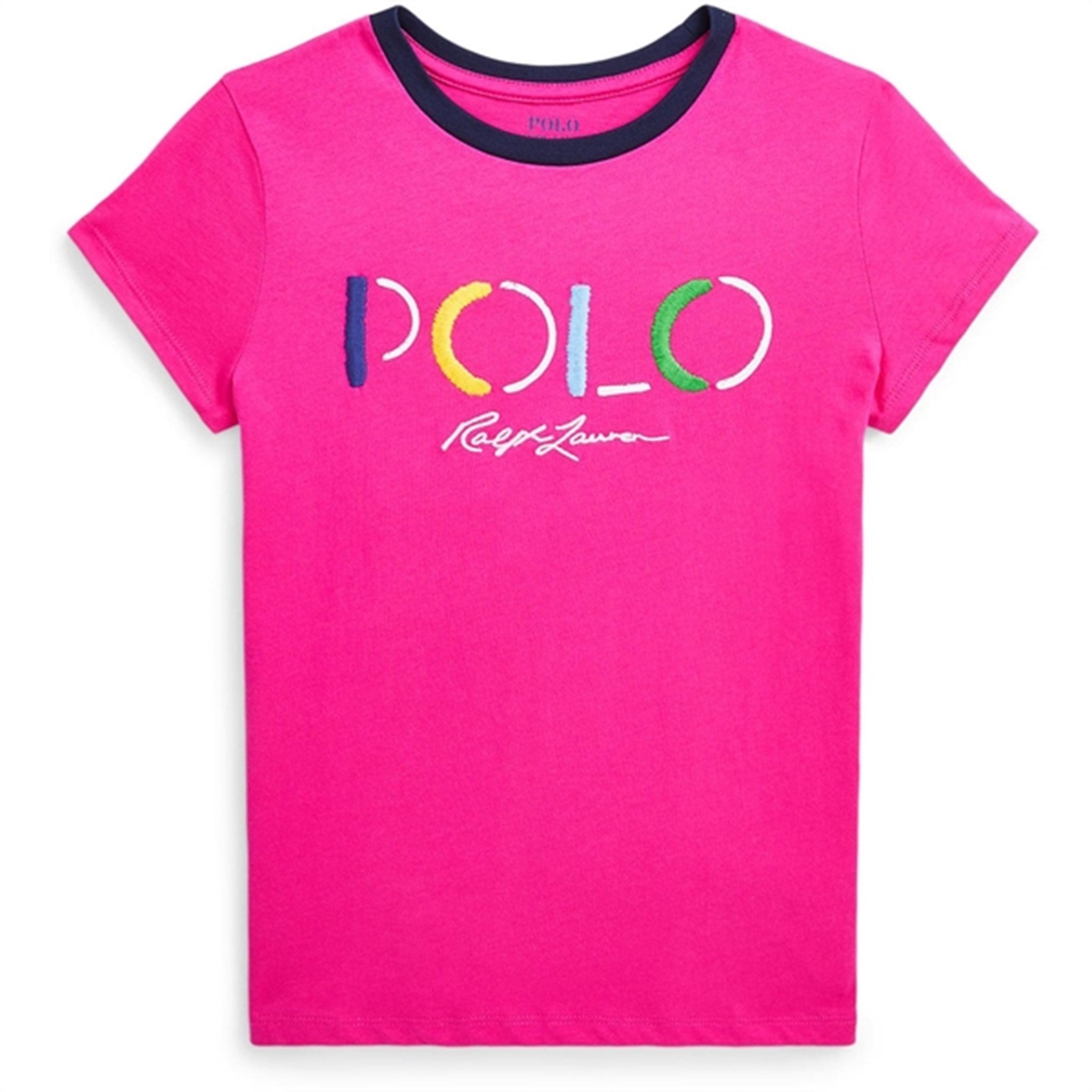 Polo Ralph Lauren Girls T-Shirt Bright Pink - Str. 3 år