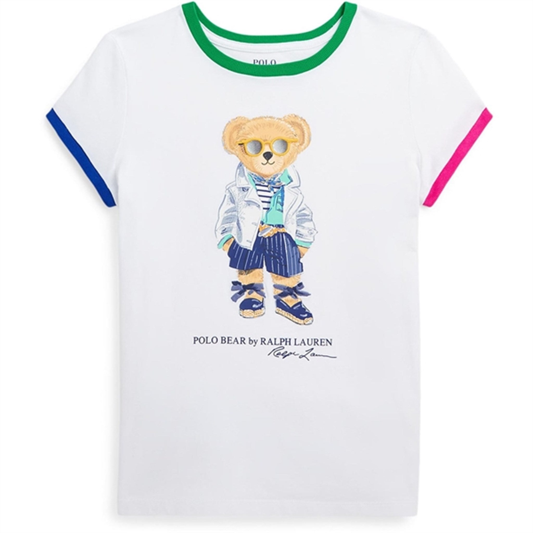 Polo Ralph Lauren Girls T-Shirt White - Str. 6 år