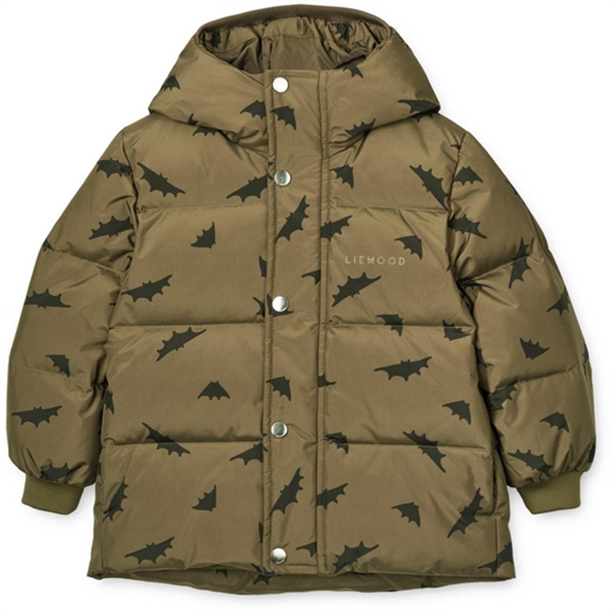 Billede af Liewood Palle Puffer Dunjakke Bats / Khaki - Str. 1,5 år/86 cm