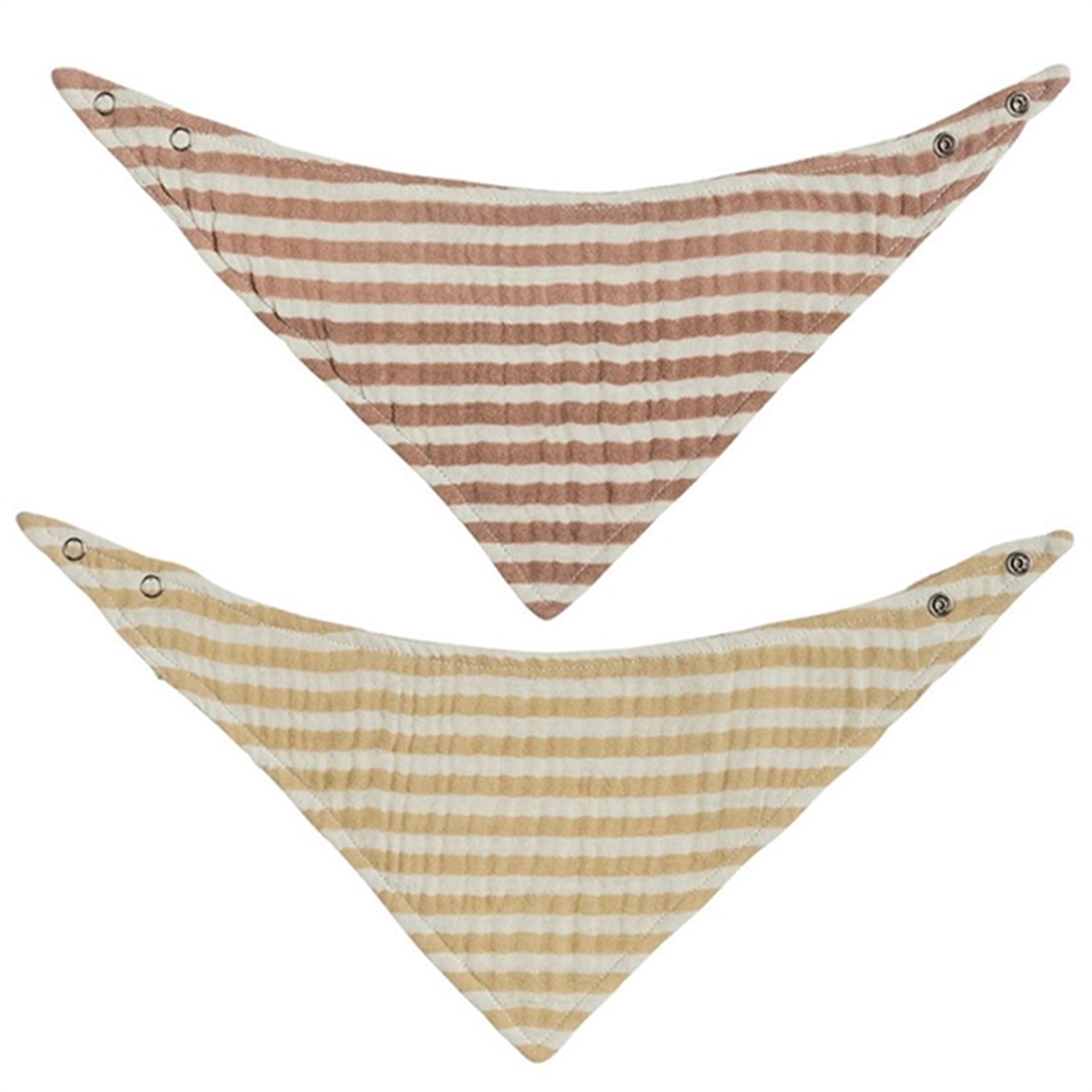 OYOY Striped Savlesmæk 2-pak Natural / Caramel