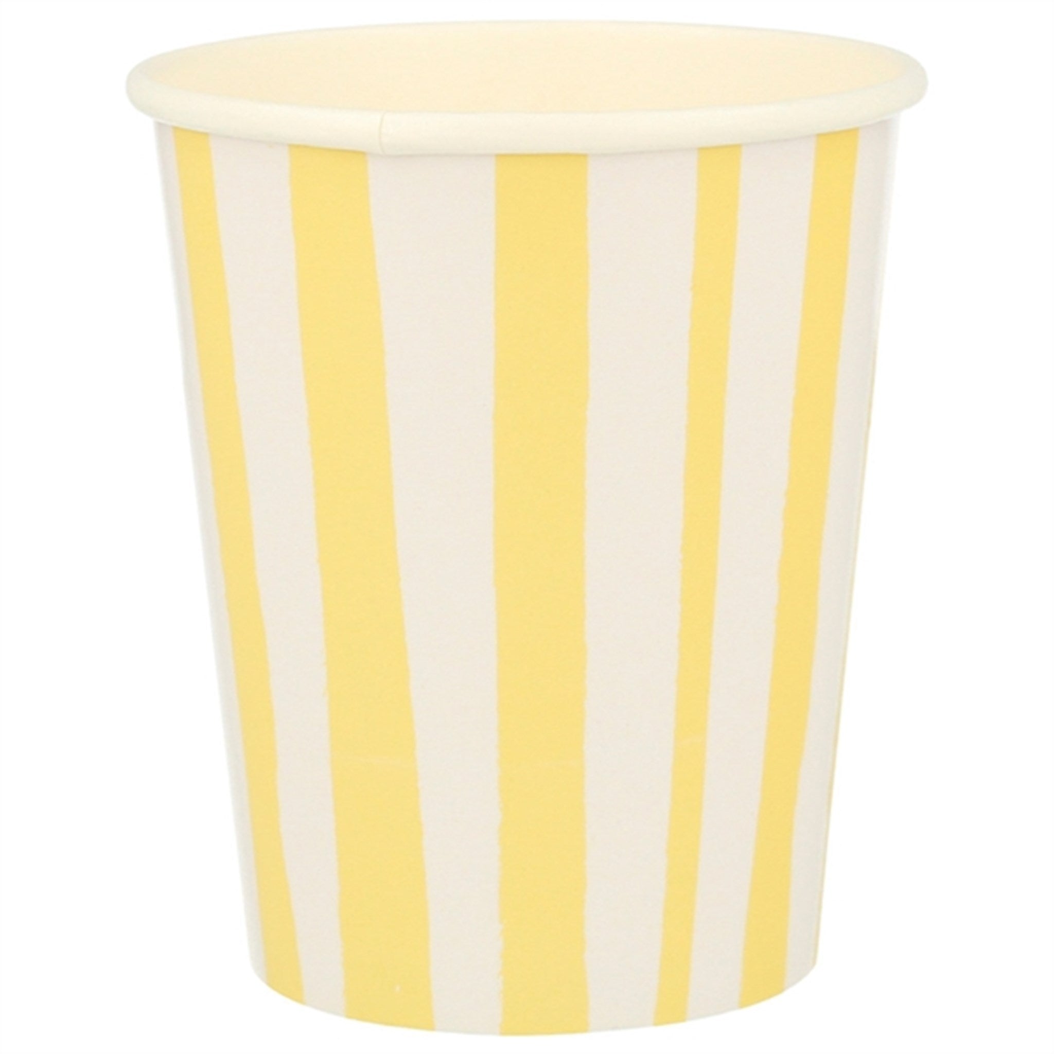 Meri Meri Stripe Yellow Krus 8 stk