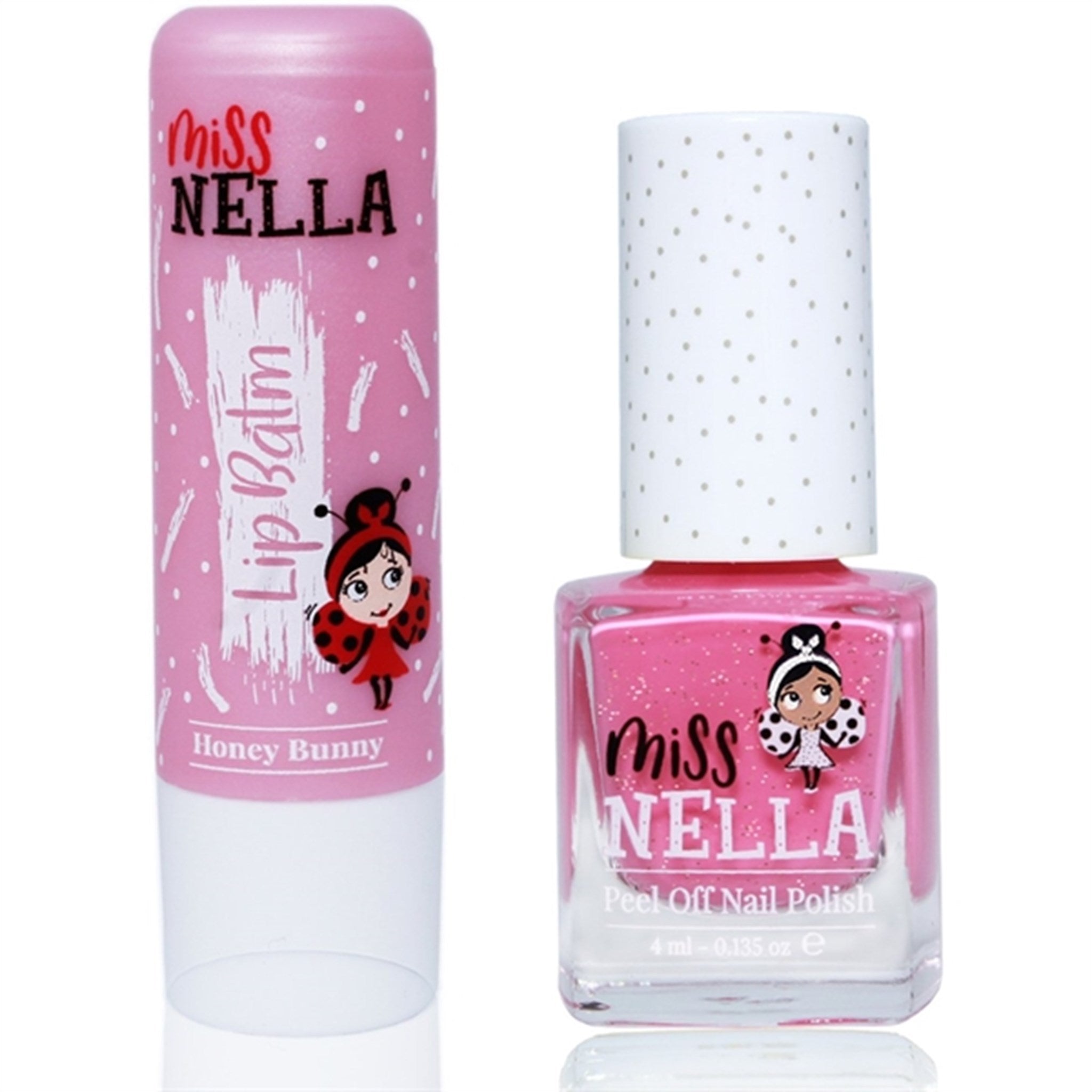 Miss Nella Lip Balm Honny Bunny + Neglelak Watermelon Popsicle