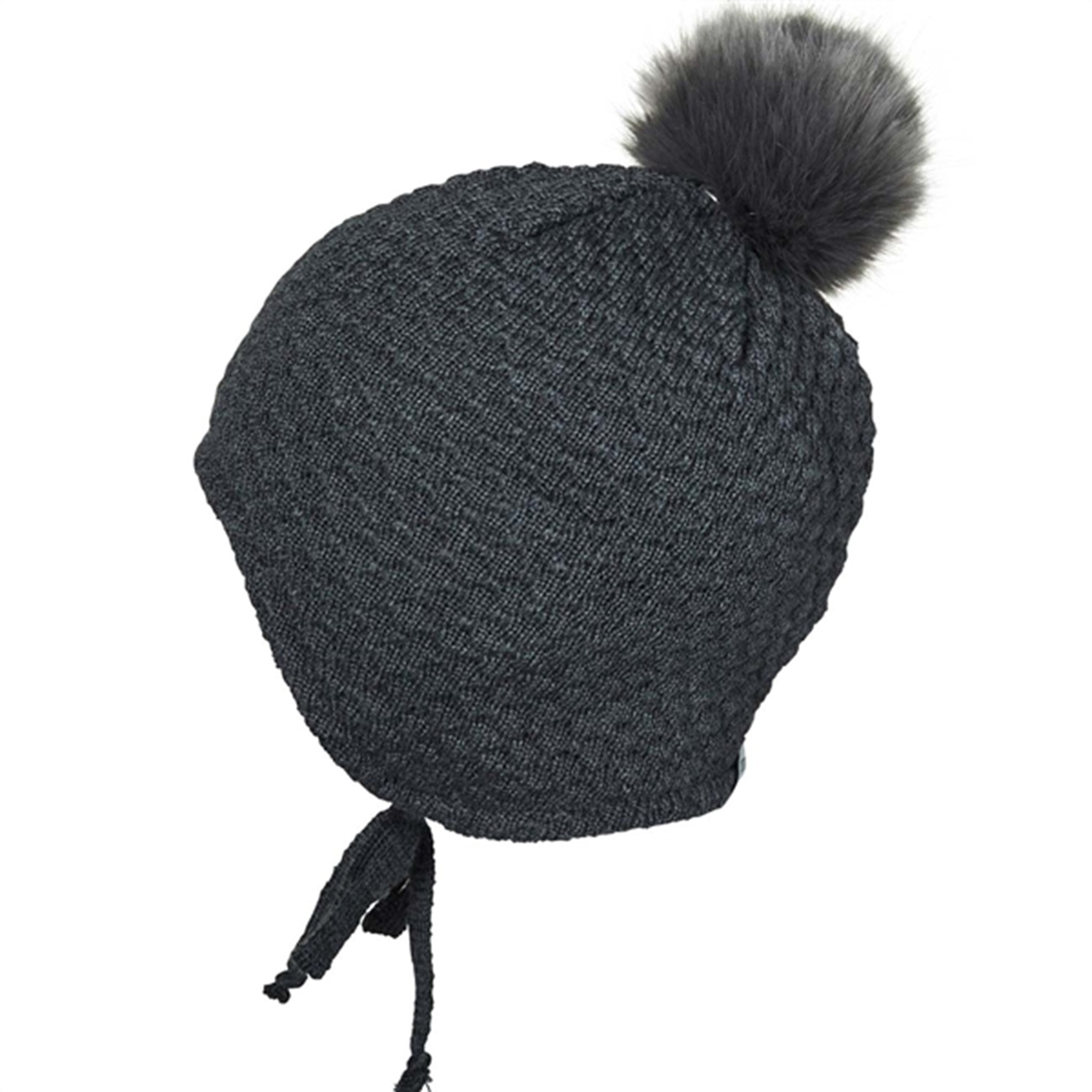 MP Chunky Oslo Baby Hat Dark Grey Melange - Str. 53 cm