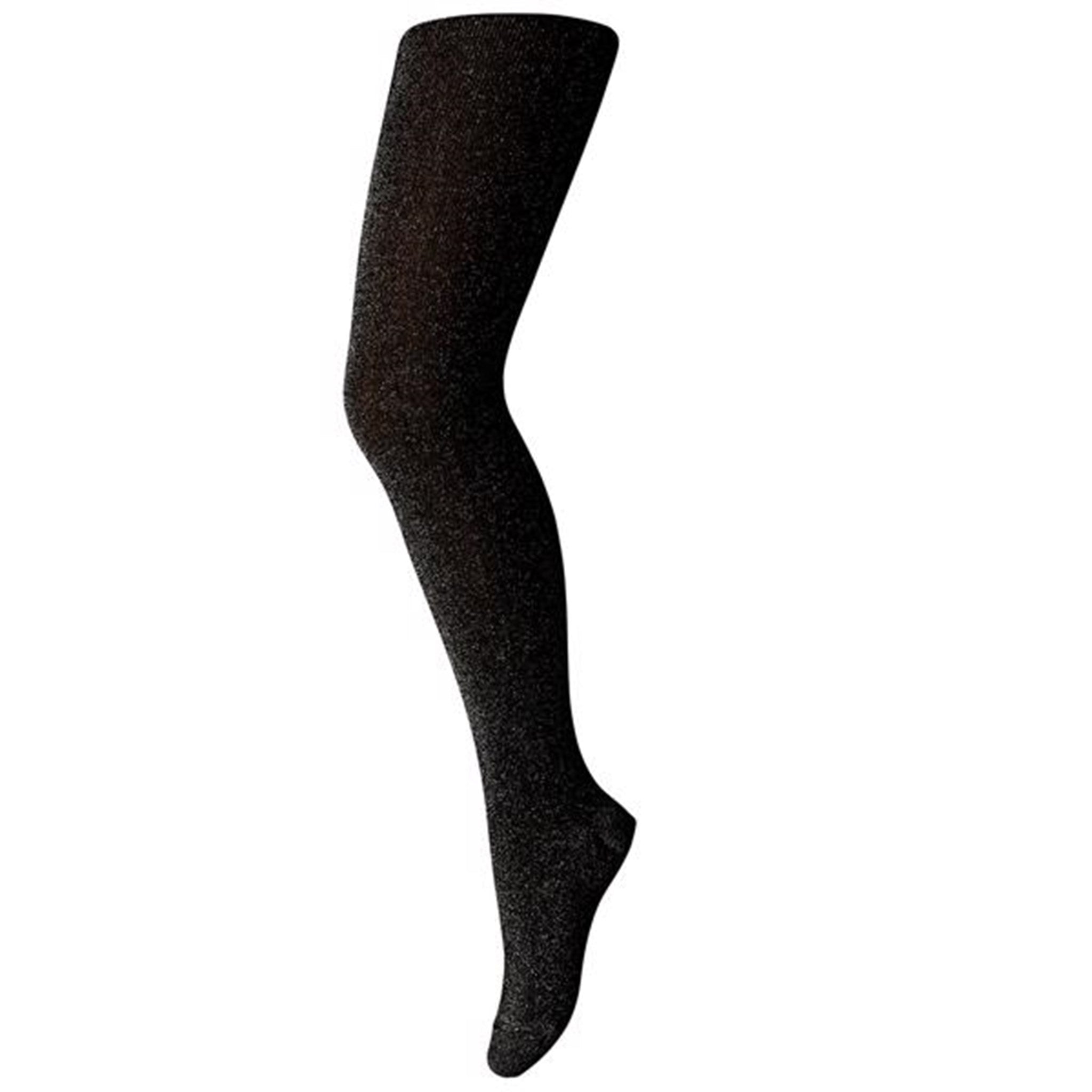 MP 385 Lurex Tights 733 Black - Str. 3 år/100 cm