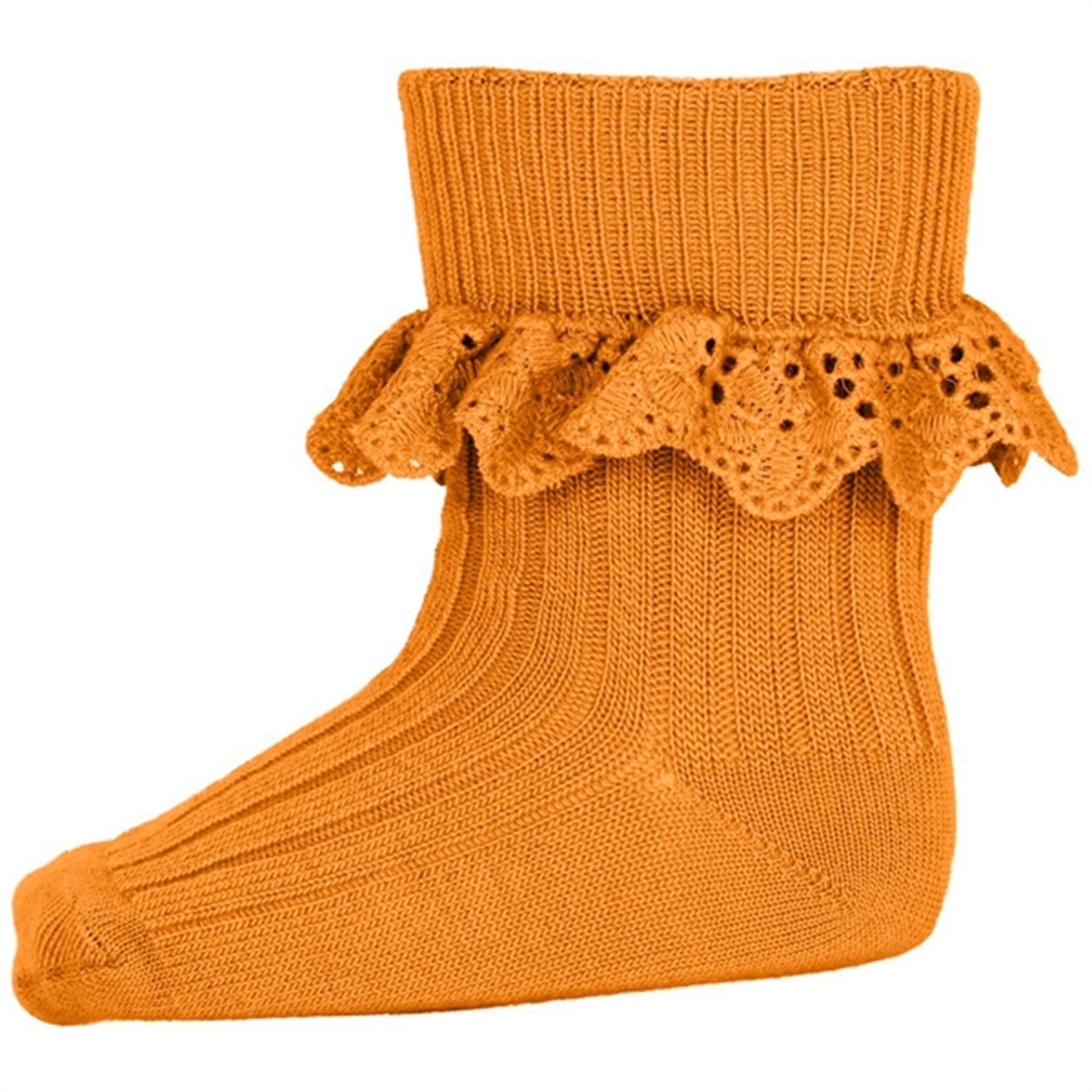 MP 59045 Wool Lace Strømper 4255 Golden Spice - Str. Str. 15-16/000