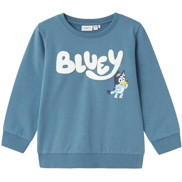 Name it Provincial Blue Makley Bluey Sweatshirt - Str. 86